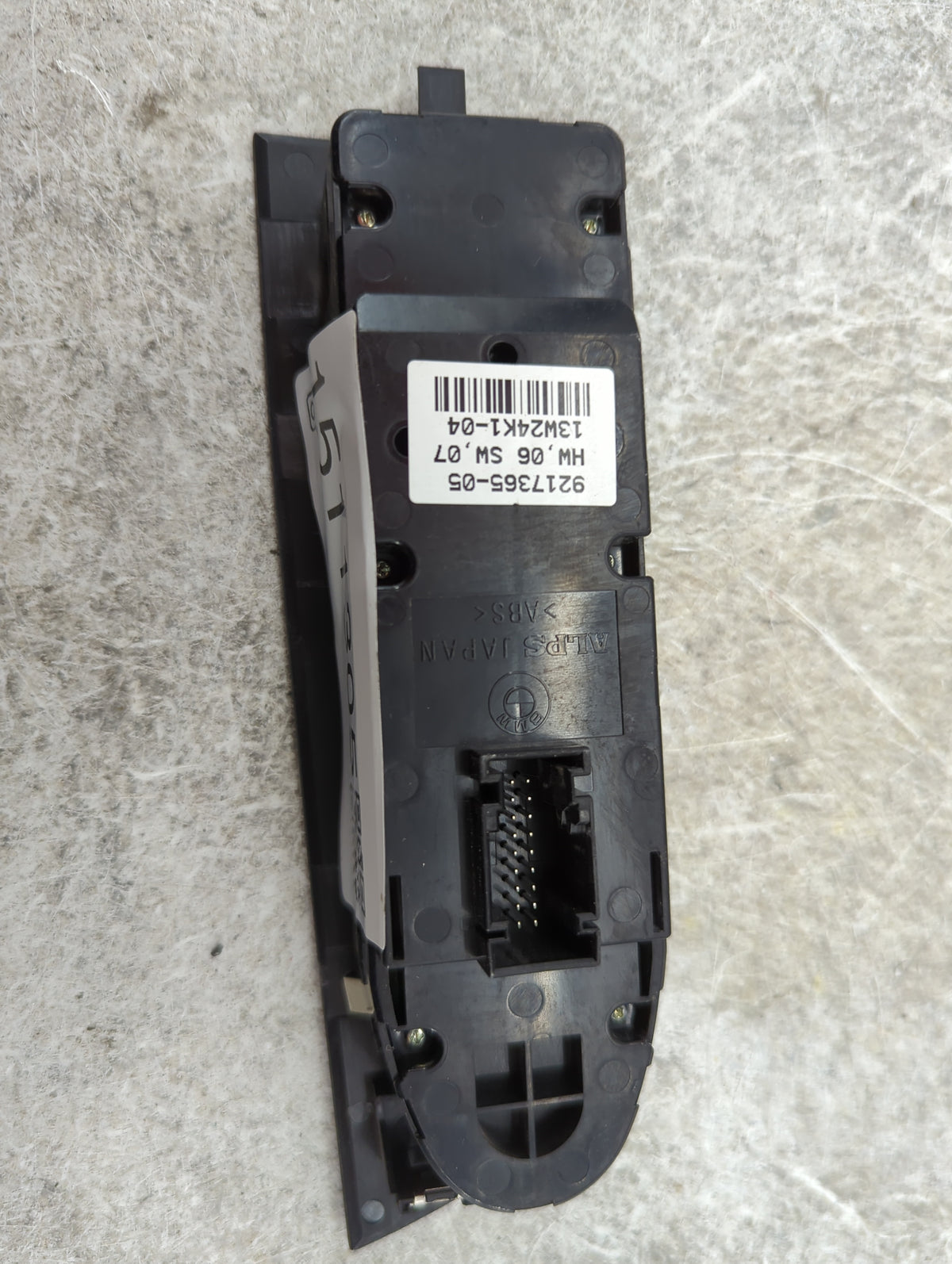 2013 Bmw 328i Driver Left Door Master Power Window Switch 9217365-05 - Oemusedautoparts1.com