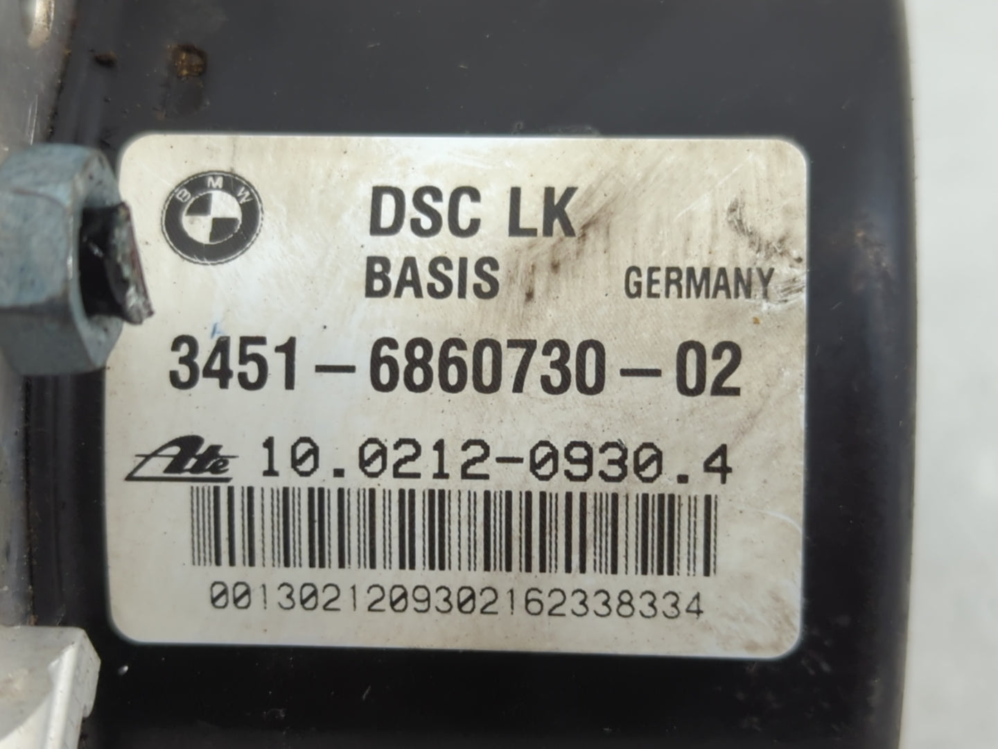 2012-2013 Bmw 328i ABS Pump Control Module Replacement P/N:3451-6860730-02 Fits Fits 2012 2013 OEM Used Auto Parts - Oemused