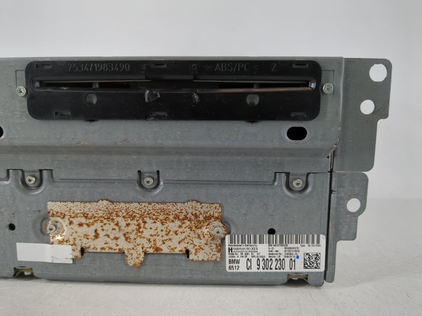2012-2013 Bmw 328i Radio AM FM Cd Player Receiver Replacement P/N:CI 9 302 230 01 CI 9 321 499 01 Fits Fits 2012 2013 OEM Us