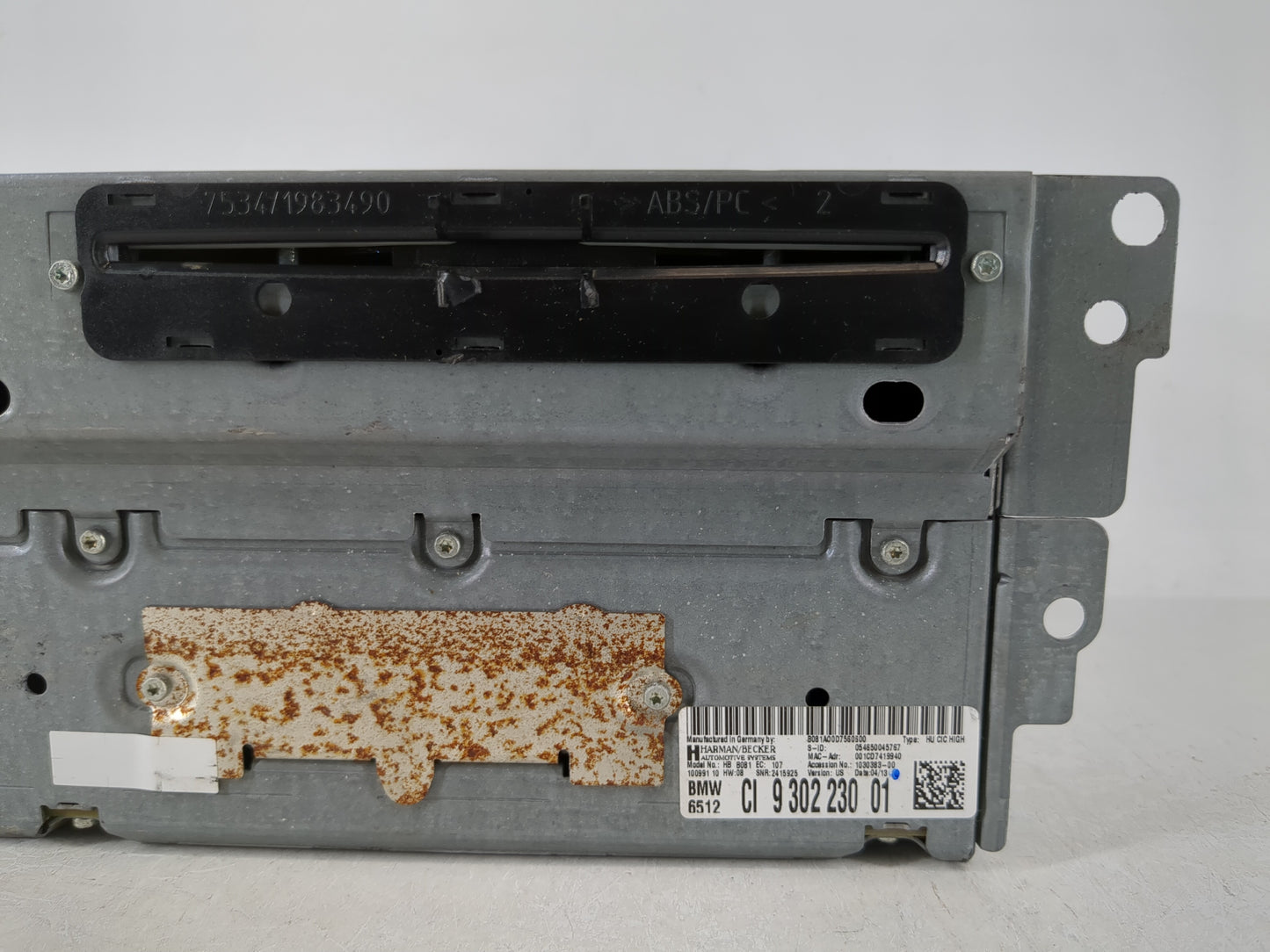 2012-2013 Bmw 328i Radio AM FM Cd Player Receiver Replacement P/N:CI 9 302 230 01 CI 9 321 499 01 Fits Fits 2012 2013 OEM Us