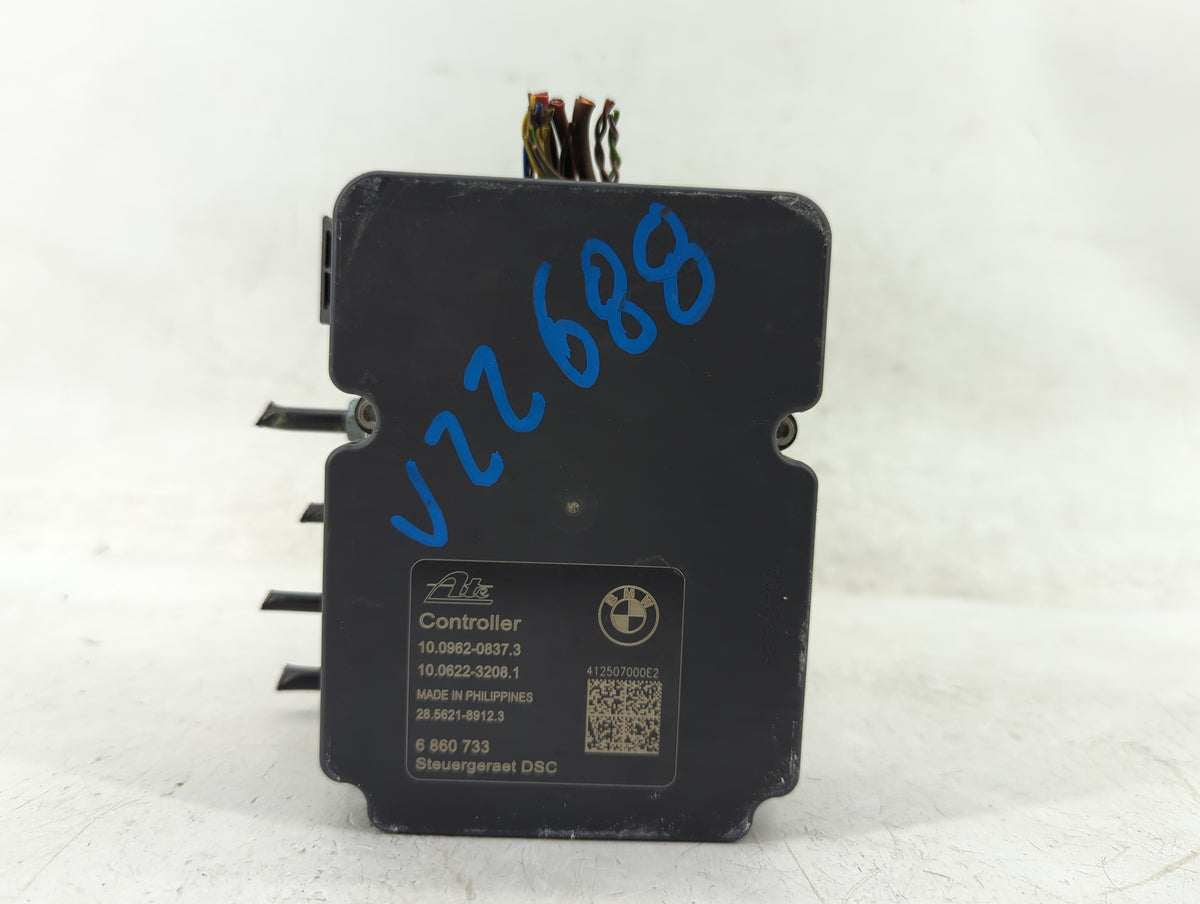 2012-2013 Bmw 328i Anti-Lock Brake ABS Pump Module Actuator OEM P/N:3451-6862246-01 Fits Fits 2012 2013 OEM Used Auto Parts 