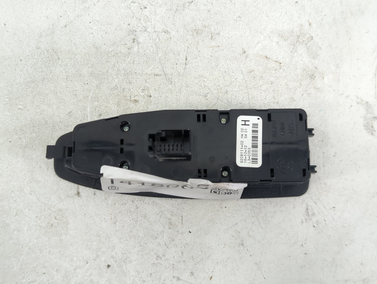 2012-2016 Bmw 328i Master Power Window Switch Replacement Driver Side Left P/N:9208111-02 Fits OEM Used Auto Parts - Oemused