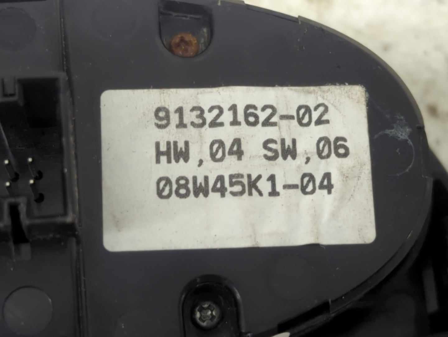 2007-2013 Bmw 328i Master Power Window Switch Replacement Driver Side Left P/N:08W45K1-04 9132162-02 Fits OEM Used Auto Part