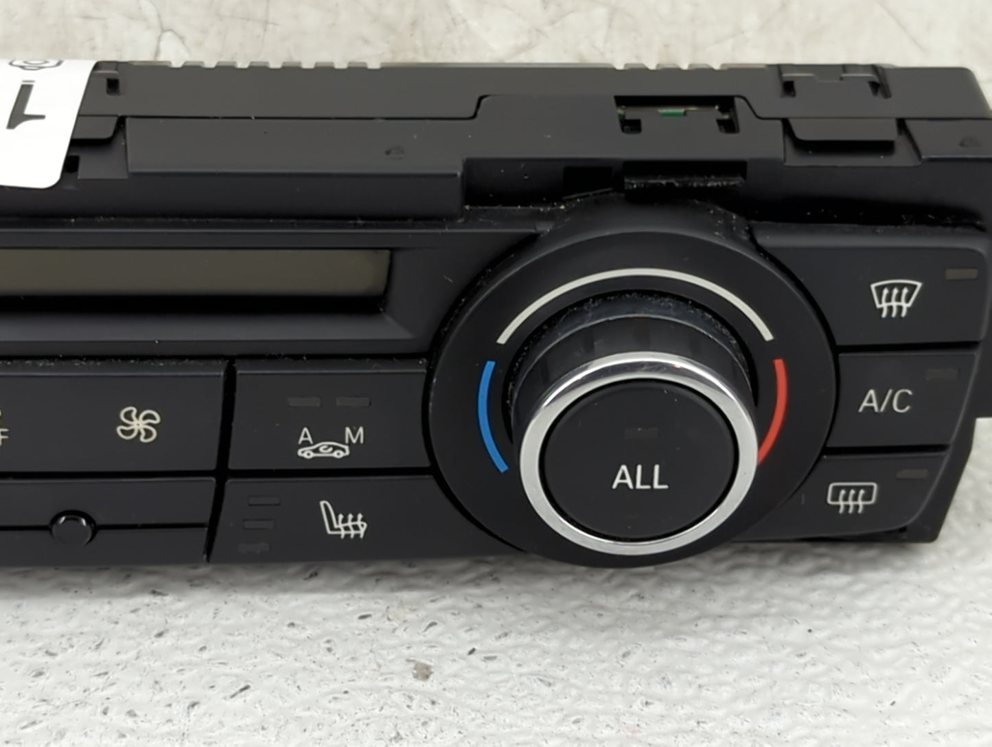 2011-2013 Bmw 328i Climate Control Module Temperature AC/Heater Replacement Fits Fits 2011 2012 2013 OEM Used Auto Parts - O