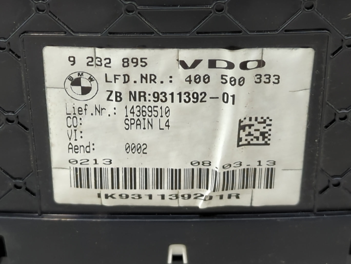 2012-2016 Bmw 328i Instrument Cluster Speedometer Gauges P/N:9 232 895 Miles: Fits Fits 2012 2013 2014 2015 2016 OEM Used Au