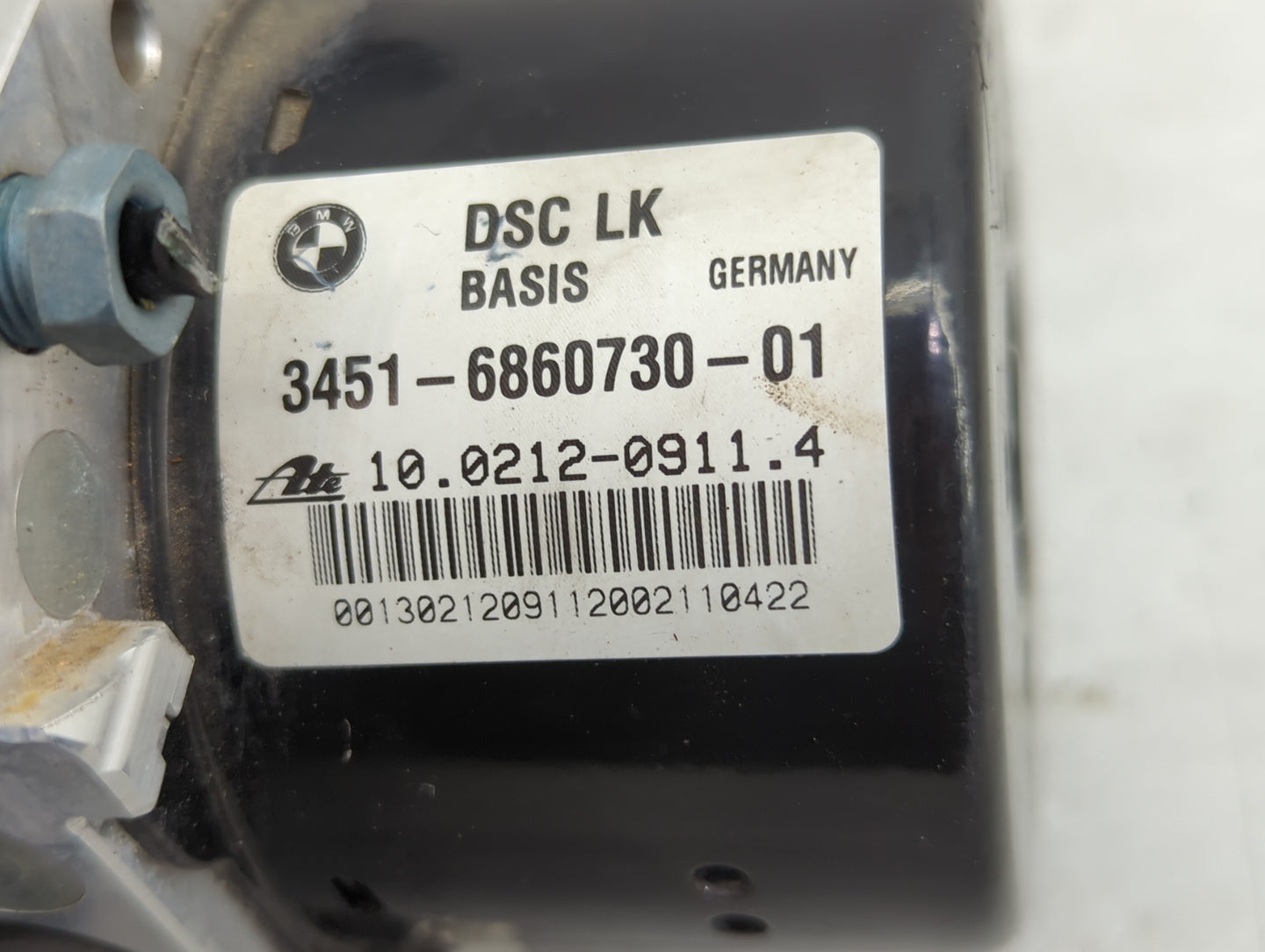 2012-2013 Bmw 328i ABS Pump Control Module Replacement P/N:3451-6860730-01 Fits Fits 2012 2013 OEM Used Auto Parts - Oemused