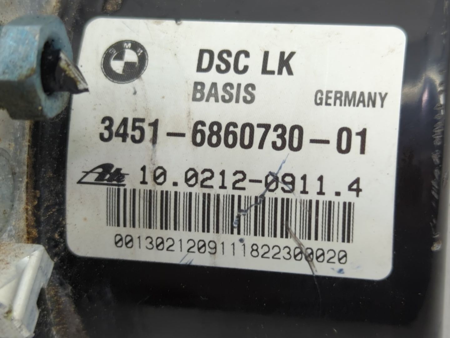 2012-2013 Bmw 328i ABS Pump Control Module Replacement P/N:3451-6860730-01 Fits Fits 2012 2013 OEM Used Auto Parts - Oemused