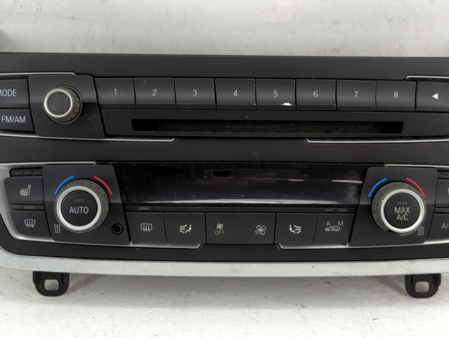 2012-2014 Bmw 328i Climate Control Module Temperature AC/Heater Replacement Fits Fits 2012 2013 2014 OEM Used Auto Parts - O