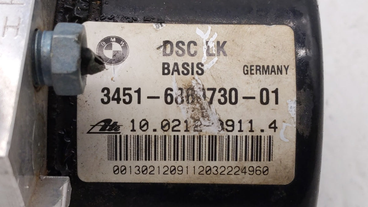 2012-2013 Bmw 328i Anti-Lock Brake ABS Pump Module Actuator OEM P/N:3451-6862246 3451-6860730, 3451-6857323 Fits Fits 2012 2