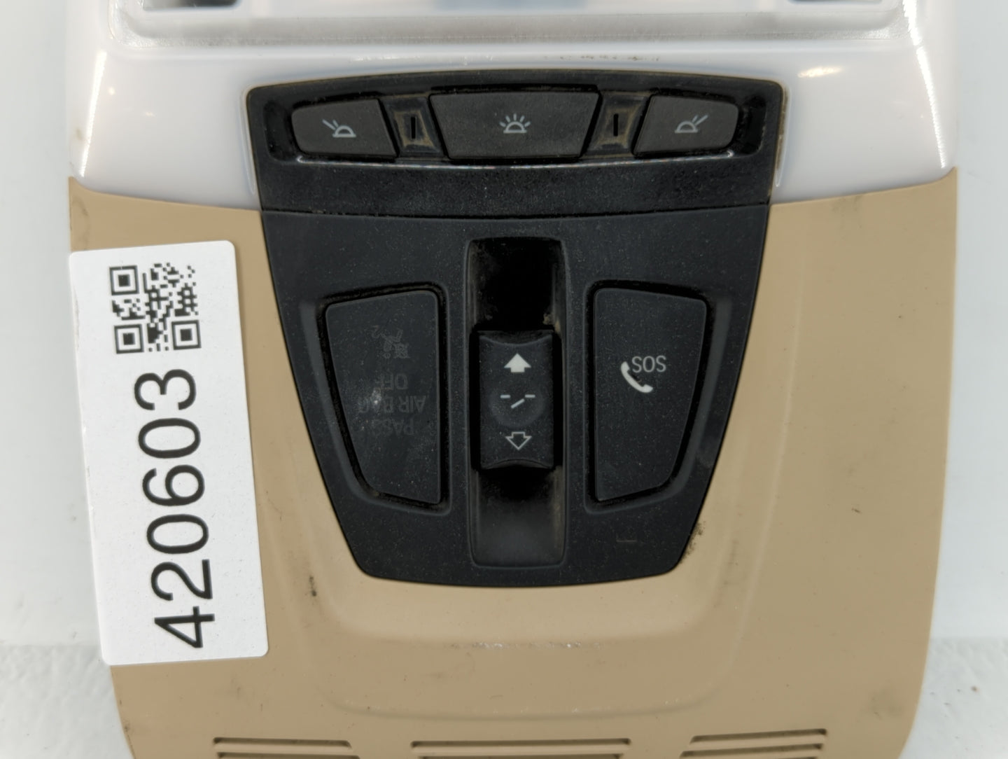 2013 Bmw 328i Overhead Roof Console - Oemusedautoparts1.com