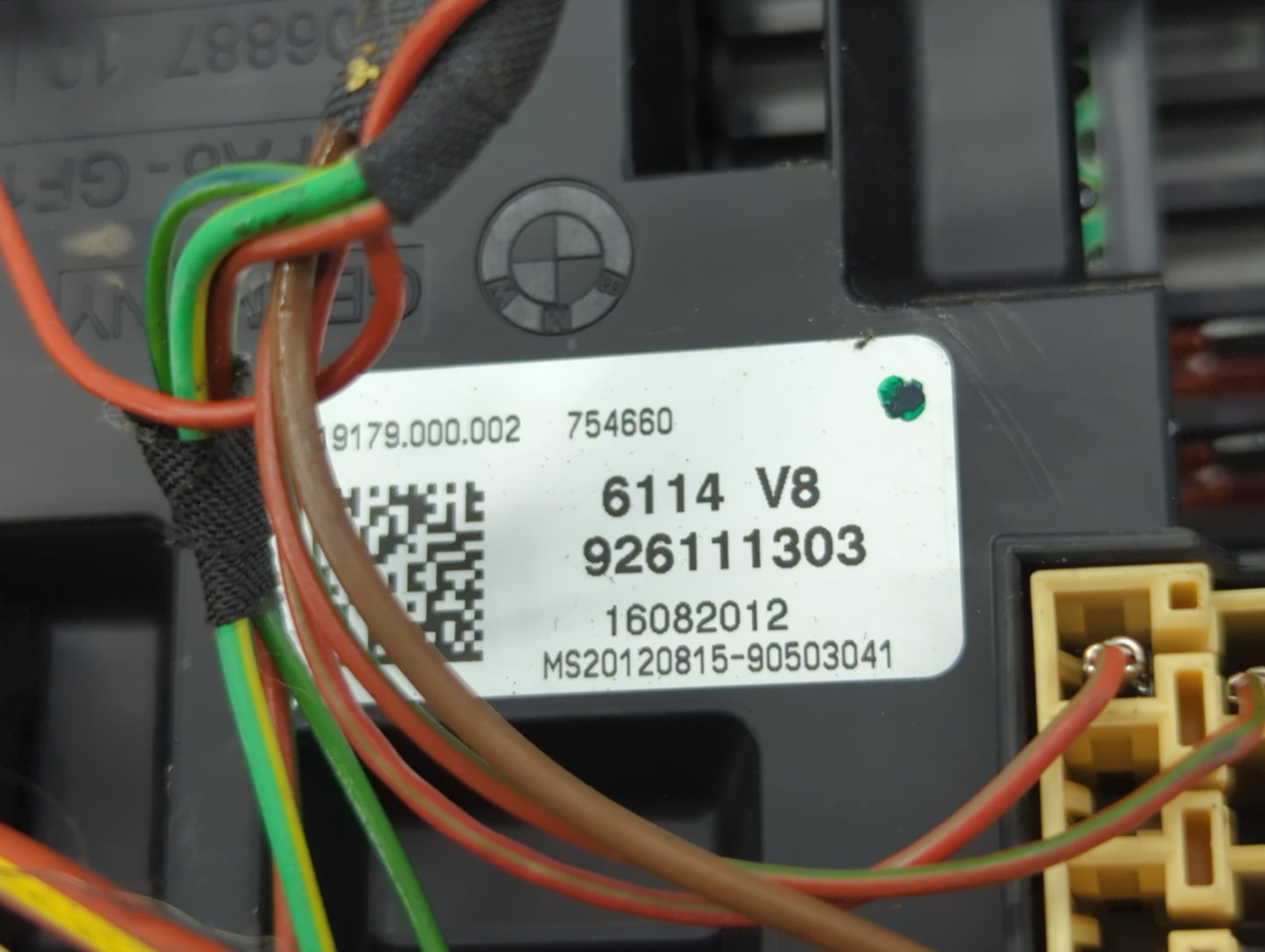 2012-2016 Bmw 328i Fusebox Fuse Box Panel Relay Module P/N:926111303 922487904 Fits OEM Used Auto Parts - Oemusedautoparts1.