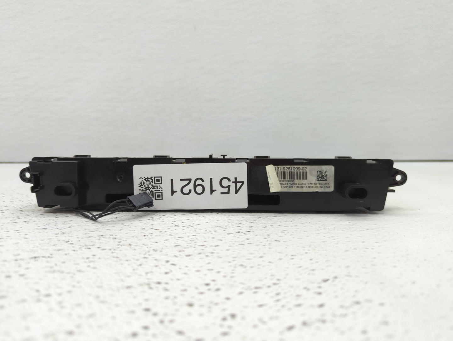 2012-2015 Bmw 328i Radio Control Panel - Oemusedautoparts1.com