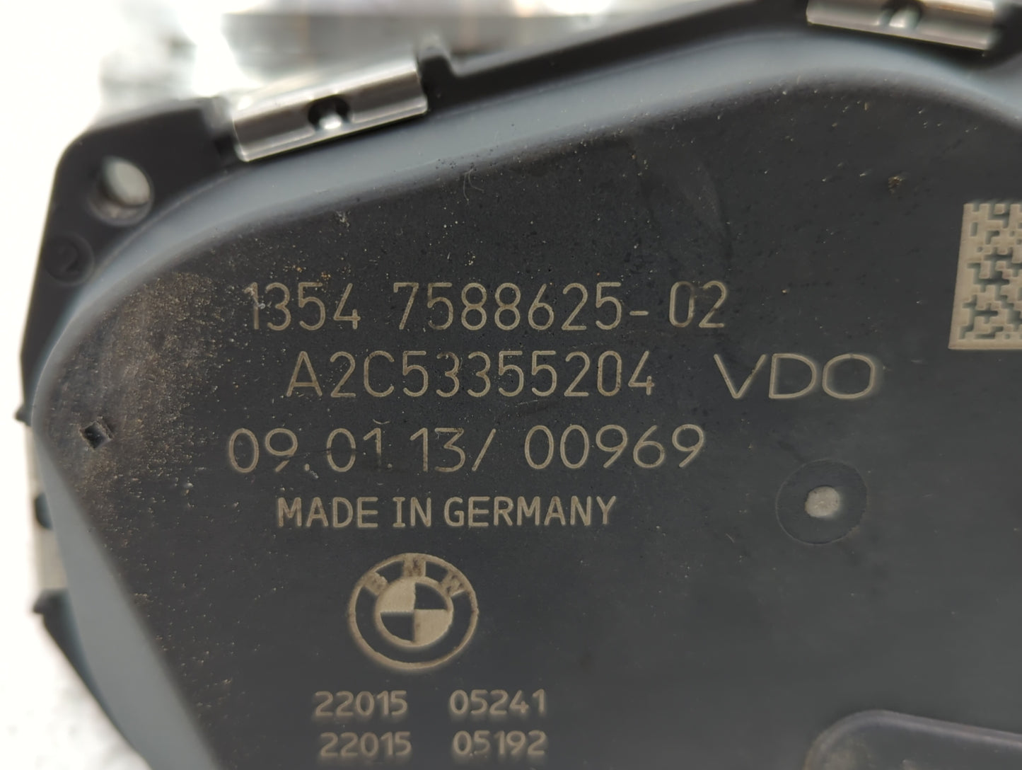 2012-2016 Bmw 328i Throttle Body P/N:1354 7588625-02 1354 7588625-03, 1354 7588625 Fits Fits 2012 2013 2014 2015 2016 2017 2