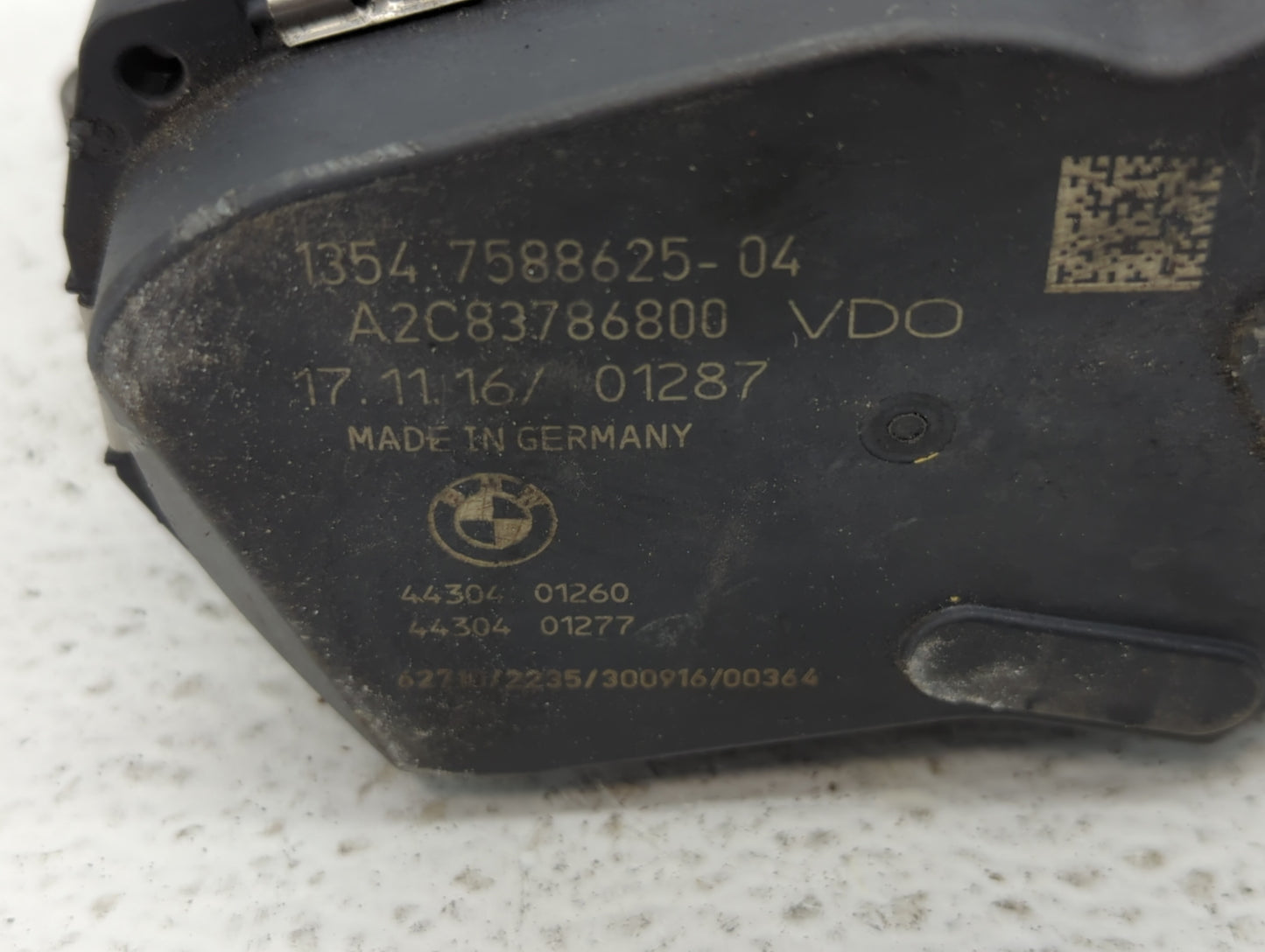 2012-2016 Bmw 328i Throttle Body P/N:1354 7588625-04 1354 7588625-03 Fits Fits 2012 2013 2014 2015 2016 2017 2018 OEM Used A