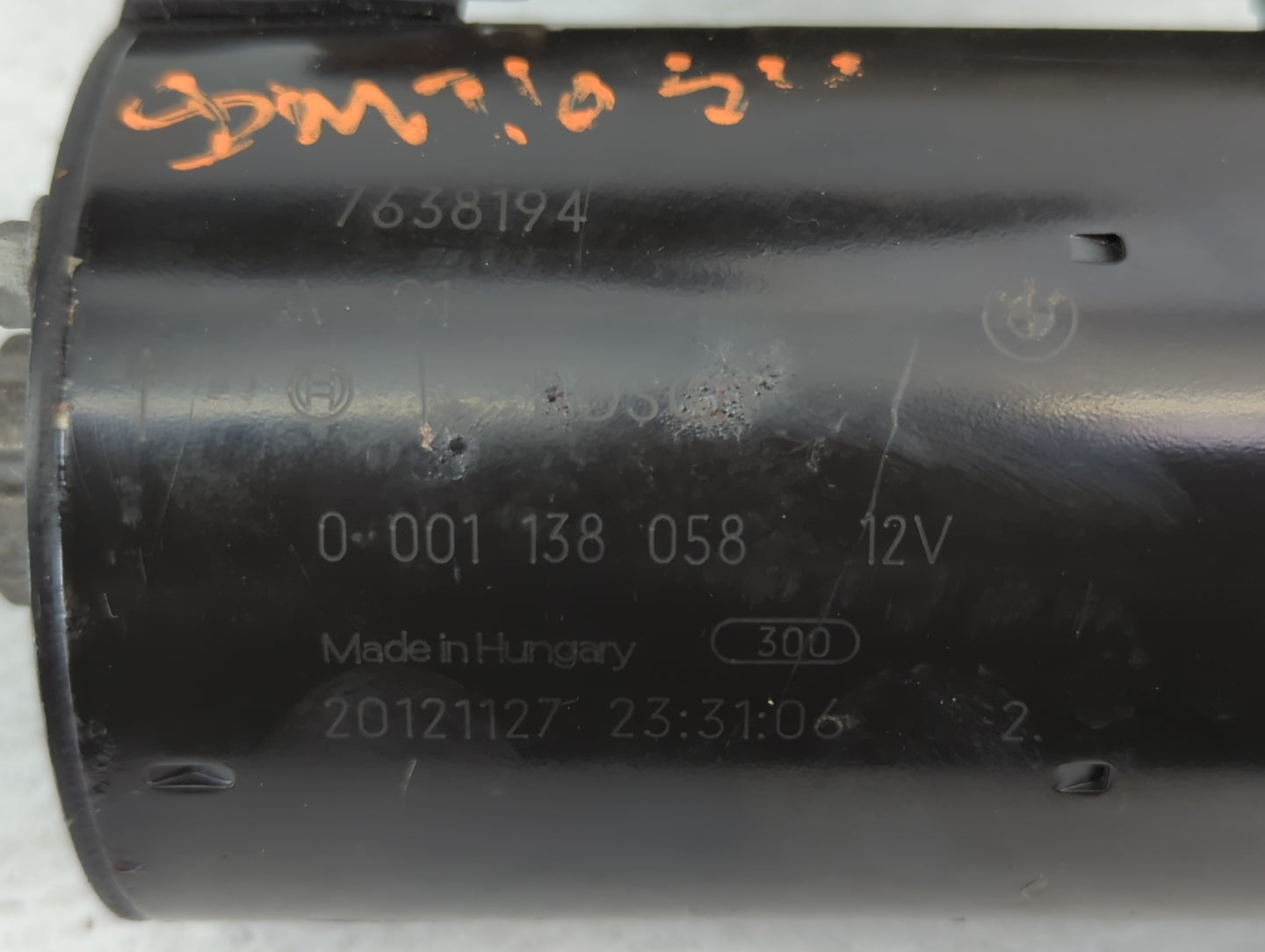 2012-2016 Bmw 328i Car Starter Motor Solenoid OEM P/N:0 001 138 058 Fits Fits 2011 2012 2013 2014 2015 2016 2017 2018 OEM Us
