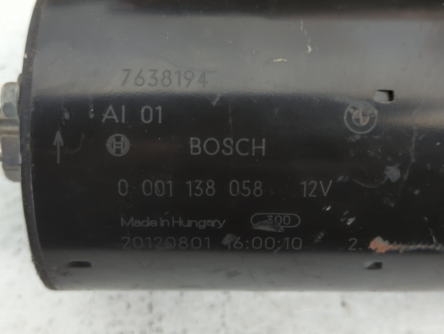 2013-2016 Bmw 328i Car Starter Motor Solenoid OEM P/N:0 001 138 058 Fits Fits 2012 2013 2014 2015 2016 2017 2018 OEM Used Au
