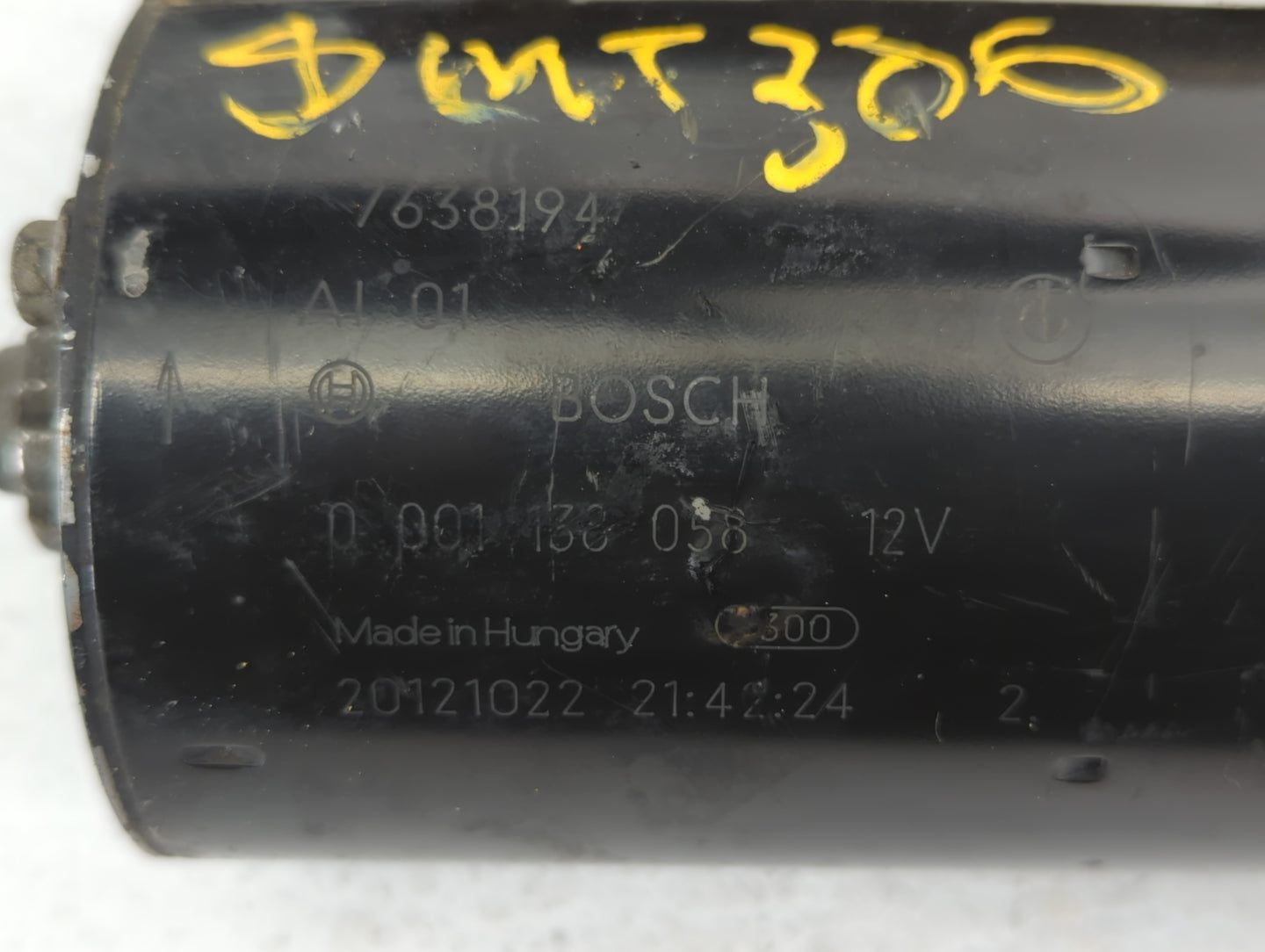 2013-2016 Bmw 328i Car Starter Motor Solenoid OEM P/N:0 001 138 058 Fits Fits 2012 2013 2014 2015 2016 2017 2018 OEM Used Au