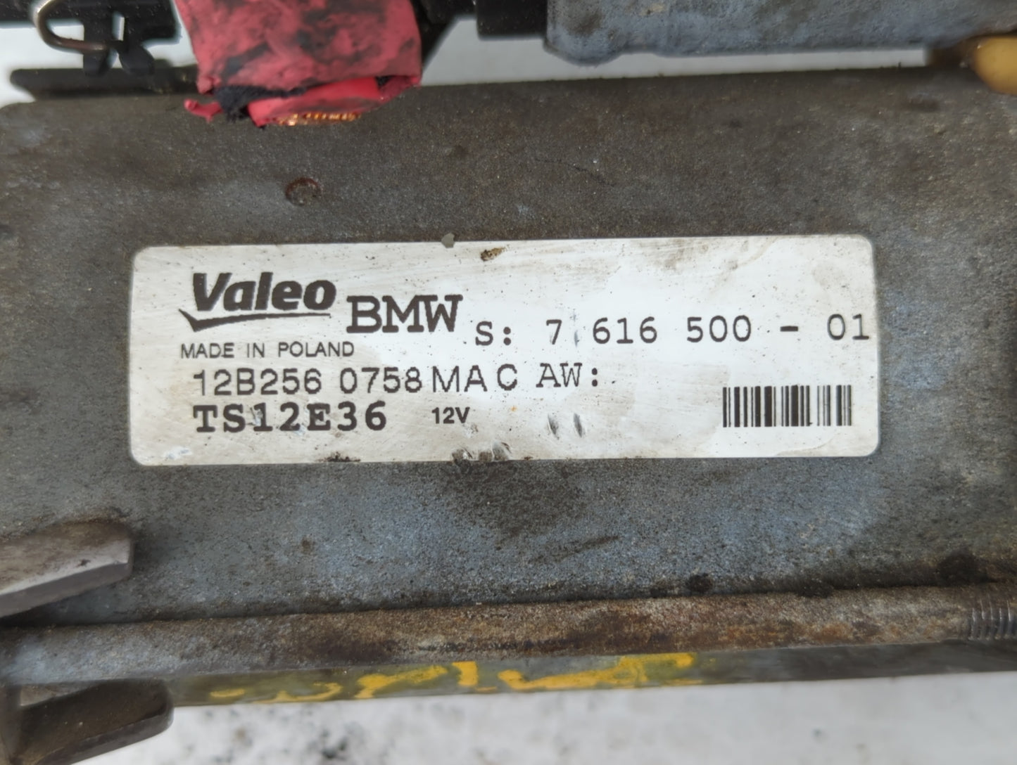 2011-2013 Bmw 328i Car Starter Motor Solenoid OEM P/N:7 616 500 -01 Fits Fits 2011 2012 2013 2014 2015 2016 OEM Used Auto Pa