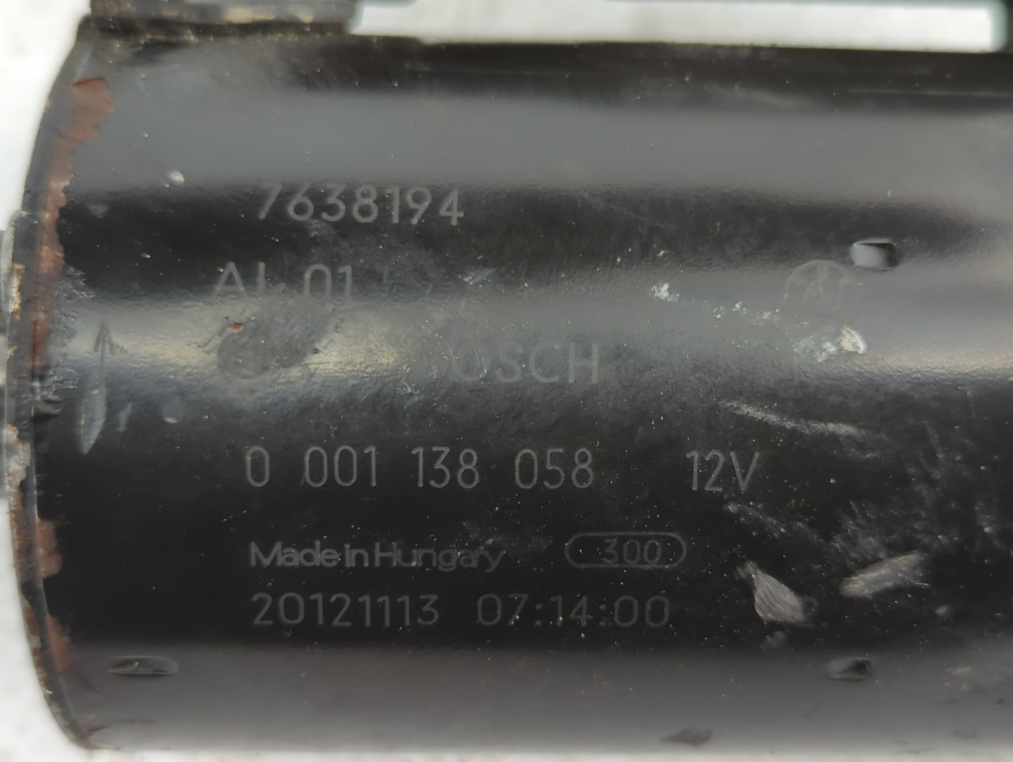 2013-2016 Bmw 328i Car Starter Motor Solenoid OEM P/N:0 001 138 058 7638194 Fits Fits 2012 2013 2014 2015 2016 2017 2018 OEM