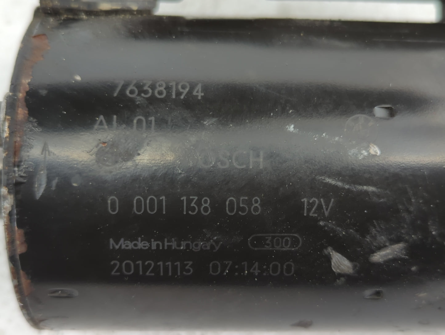 2013-2016 Bmw 328i Car Starter Motor Solenoid OEM P/N:0 001 138 058 7638194 Fits Fits 2012 2013 2014 2015 2016 2017 2018 OEM