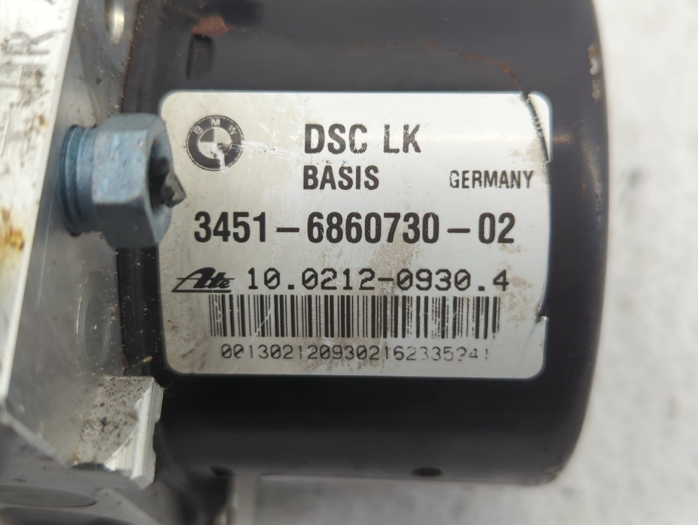 2012-2013 Bmw 328i ABS Pump Control Module Replacement P/N:3451-6860730-02 Fits Fits 2012 2013 OEM Used Auto Parts - Oemused