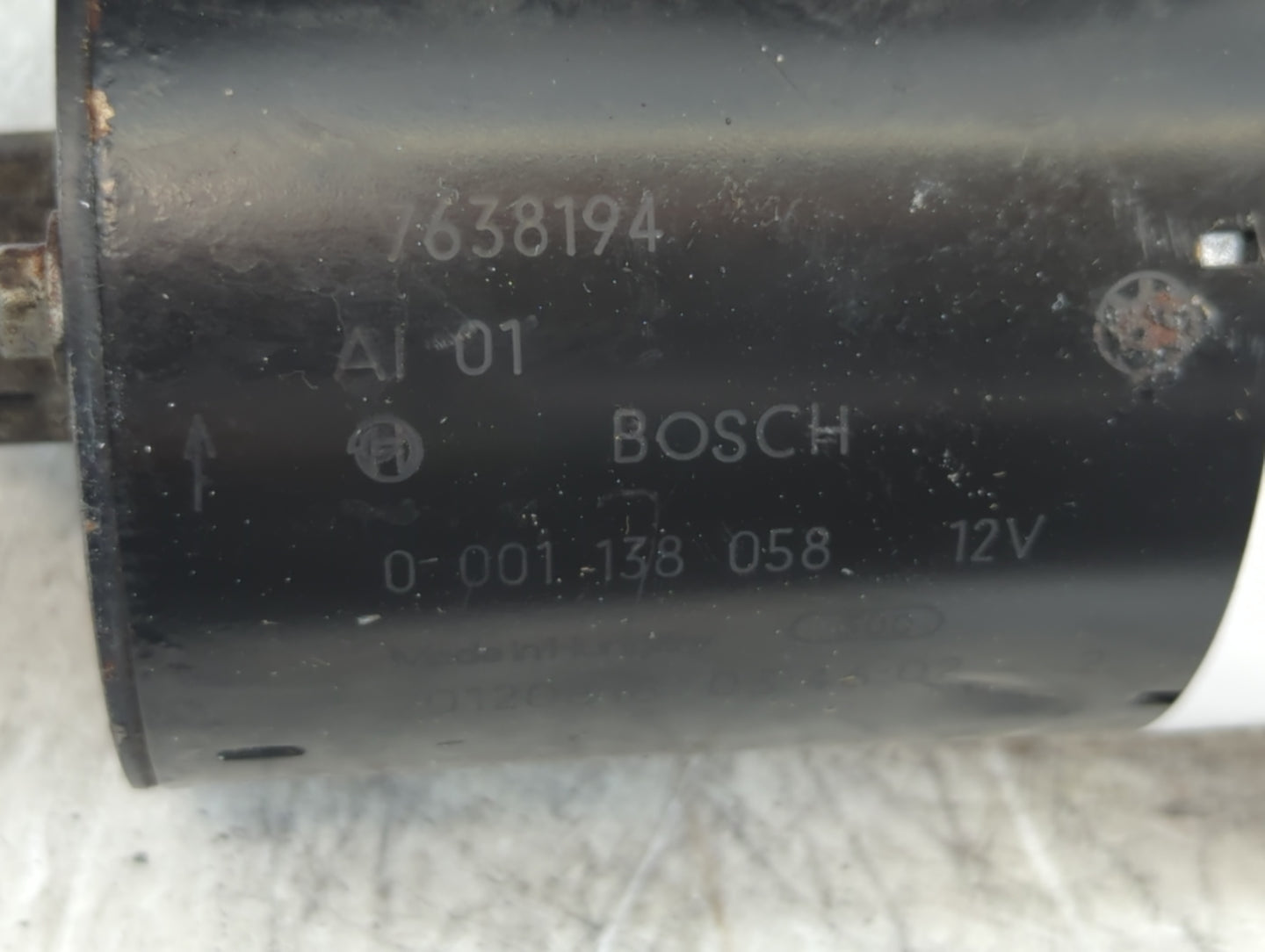 2013-2016 Bmw 328i Car Starter Motor Solenoid OEM P/N:7638194 Fits Fits 2012 2013 2014 2015 2016 2017 2018 OEM Used Auto Par
