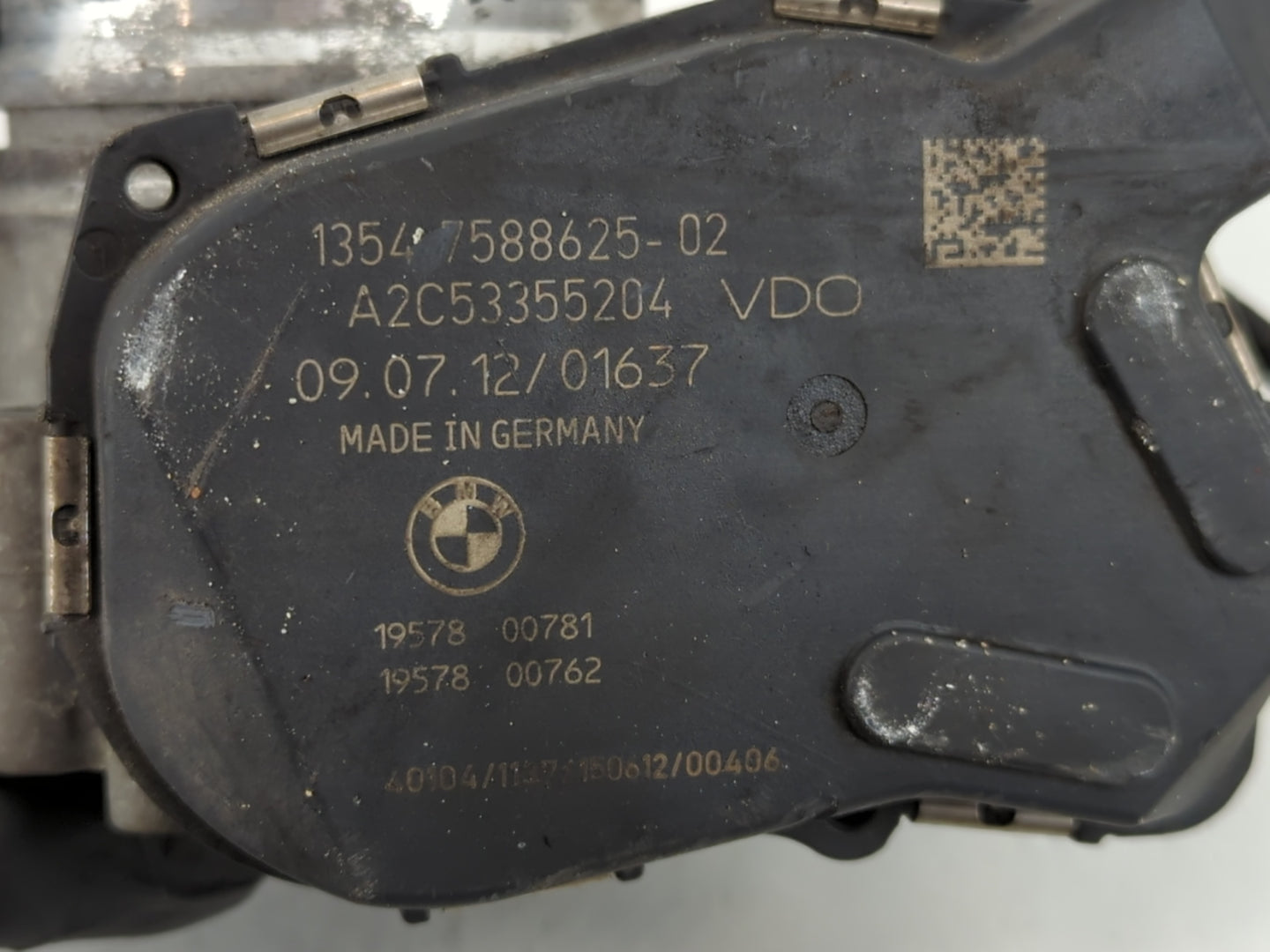 2012-2016 Bmw 328i Throttle Body P/N:A2C53355204 1354 7588625-02 Fits Fits 2012 2013 2014 2015 2016 2017 2018 OEM Used Auto 