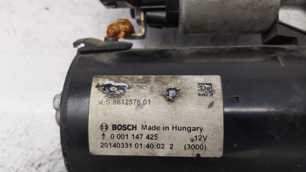2013-2016 Bmw 328i Car Starter Motor Solenoid OEM P/N:8612576 7638194 Fits Fits 2012 2013 2014 2015 2016 2017 2018 OEM Used 