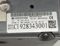 2012-2013 Bmw 335i Radio AM FM Cd Player Receiver Replacement P/N:928343001 Fits Fits 2012 2013 OEM Used Auto Parts - Oemuse