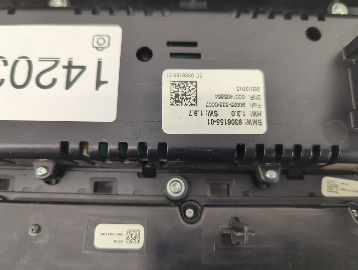 2011-2016 Bmw 528 Climate Control Module Temperature AC/Heater Replacement P/N:9306155-01 90025-636/0007 Fits OEM Used Auto 