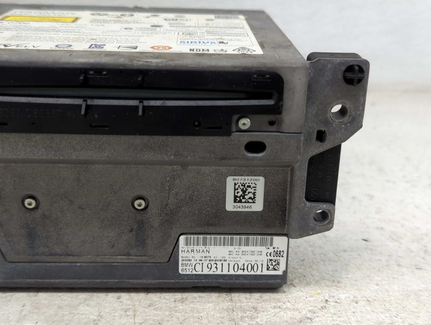 2013-2014 Bmw 528 Radio AM FM Cd Player Receiver Replacement P/N:HB B073 CI931104001 Fits Fits 2013 2014 2015 2016 2017 OEM 