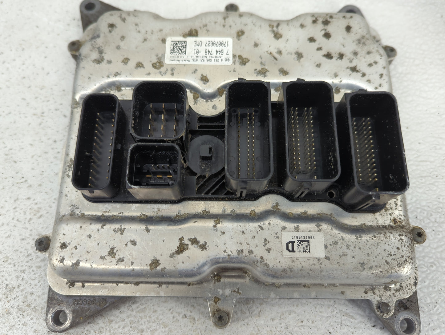 2013-2016 Bmw 528 PCM Engine Control Computer ECU ECM PCU OEM P/N:0261S08521 7644748-01 Fits Fits 2013 2014 2015 2016 2017 2
