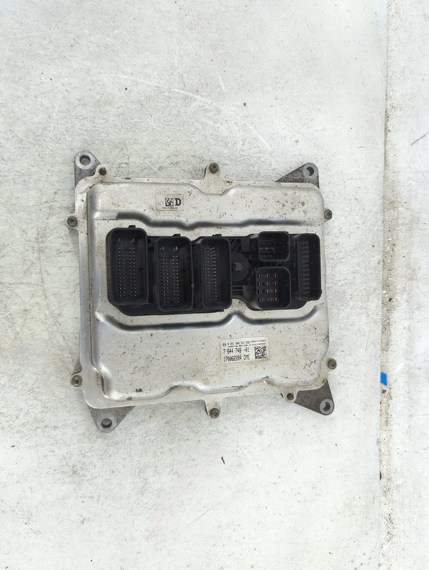 2012-2013 Bmw 528 PCM Engine Control Computer ECU ECM PCU OEM P/N:0 261 S08 521 7 644 748-01, 170062284 Fits Fits 2012 2013 
