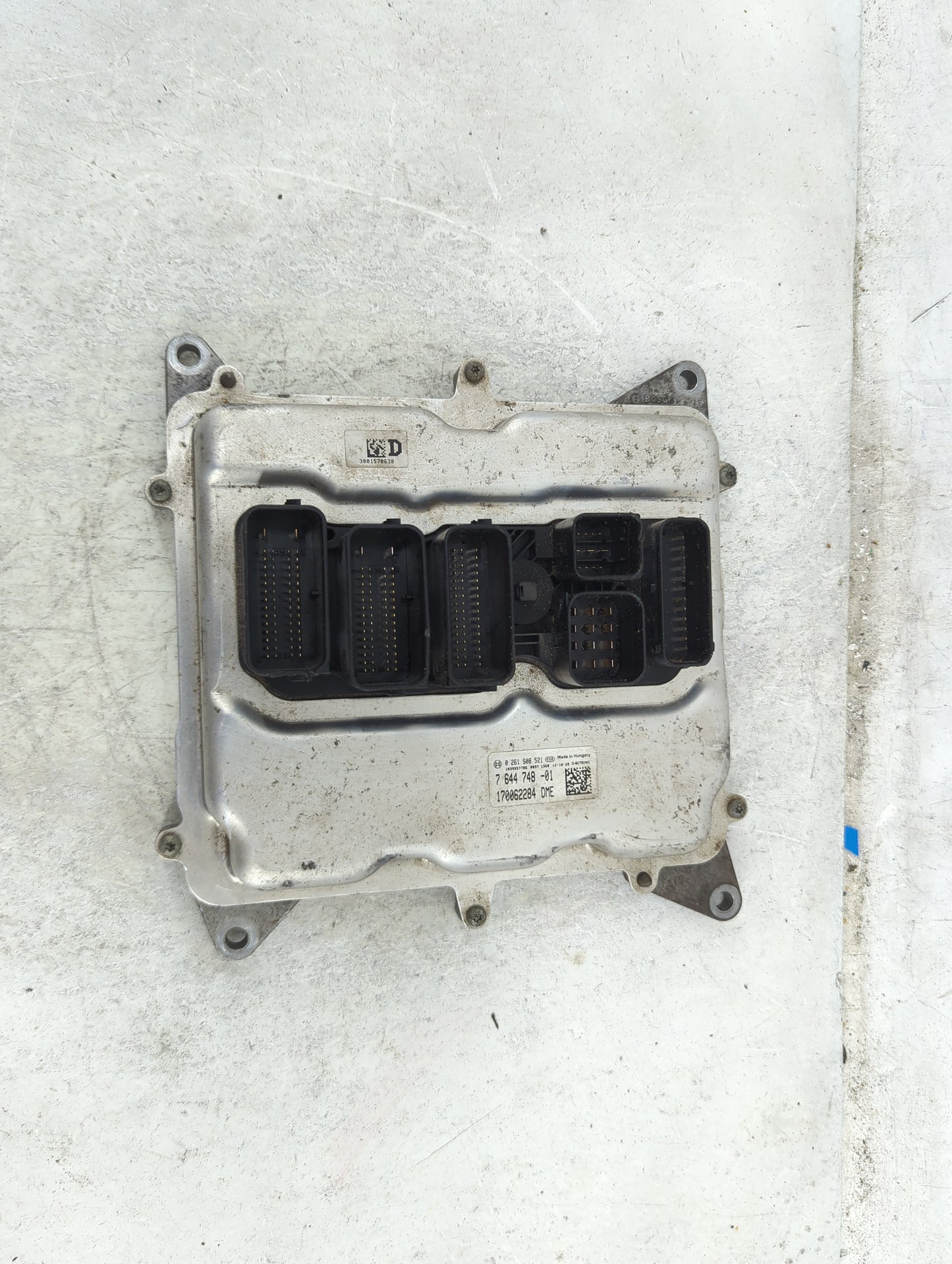 2012-2013 Bmw 528 PCM Engine Control Computer ECU ECM PCU OEM P/N:0 261 S08 521 7 644 748-01, 170062284 Fits Fits 2012 2013 