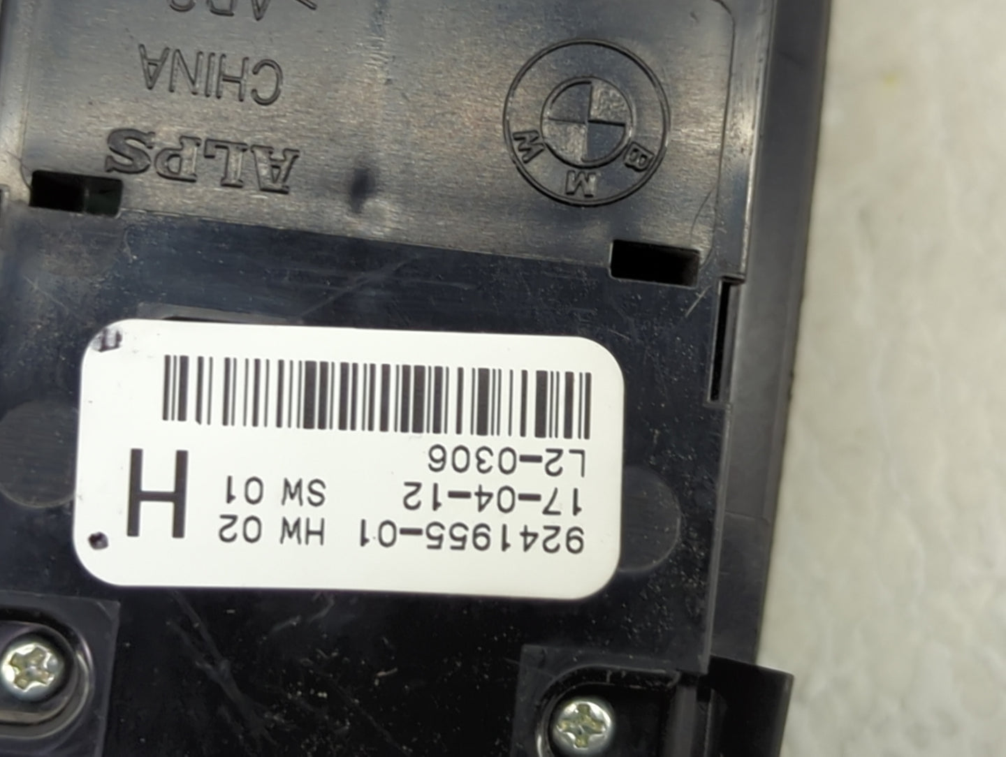 2011-2016 Bmw 528 Master Power Window Switch Replacement Driver Side Left P/N:9241955-01 Fits OEM Used Auto Parts - Oemuseda