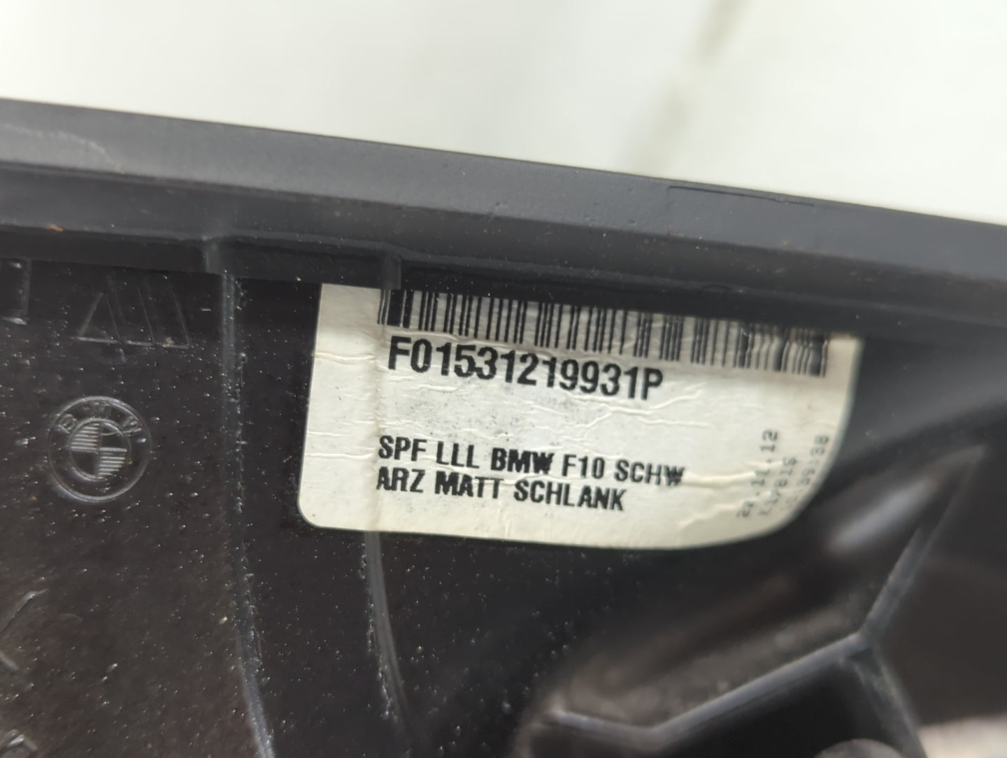 2012-2013 Bmw 528i Driver Side View Mirror - Left Door Mirror OEM Used - Oemusedautoparts1.com