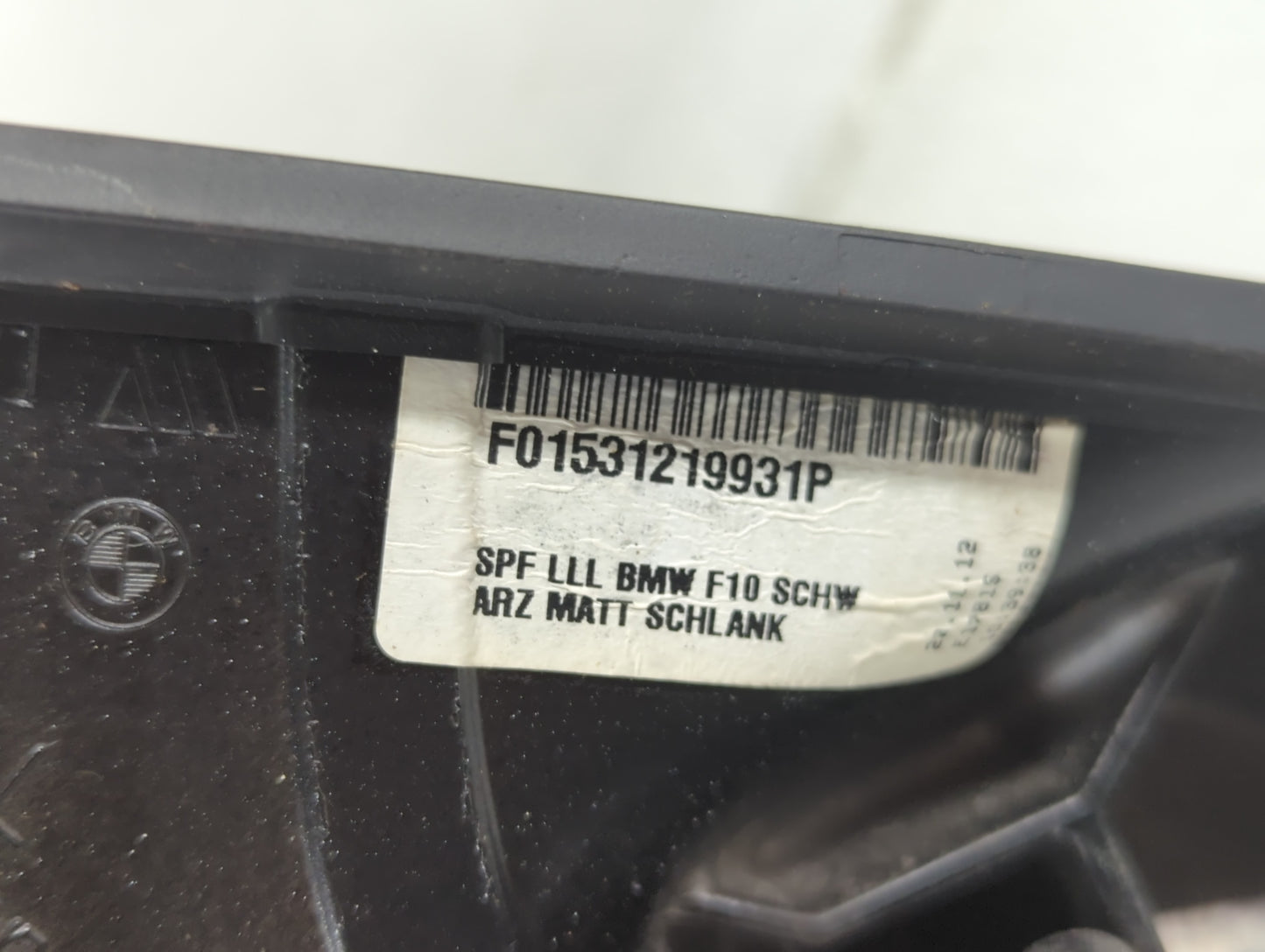 2012-2013 Bmw 528i Driver Side View Mirror - Left Door Mirror OEM Used - Oemusedautoparts1.com