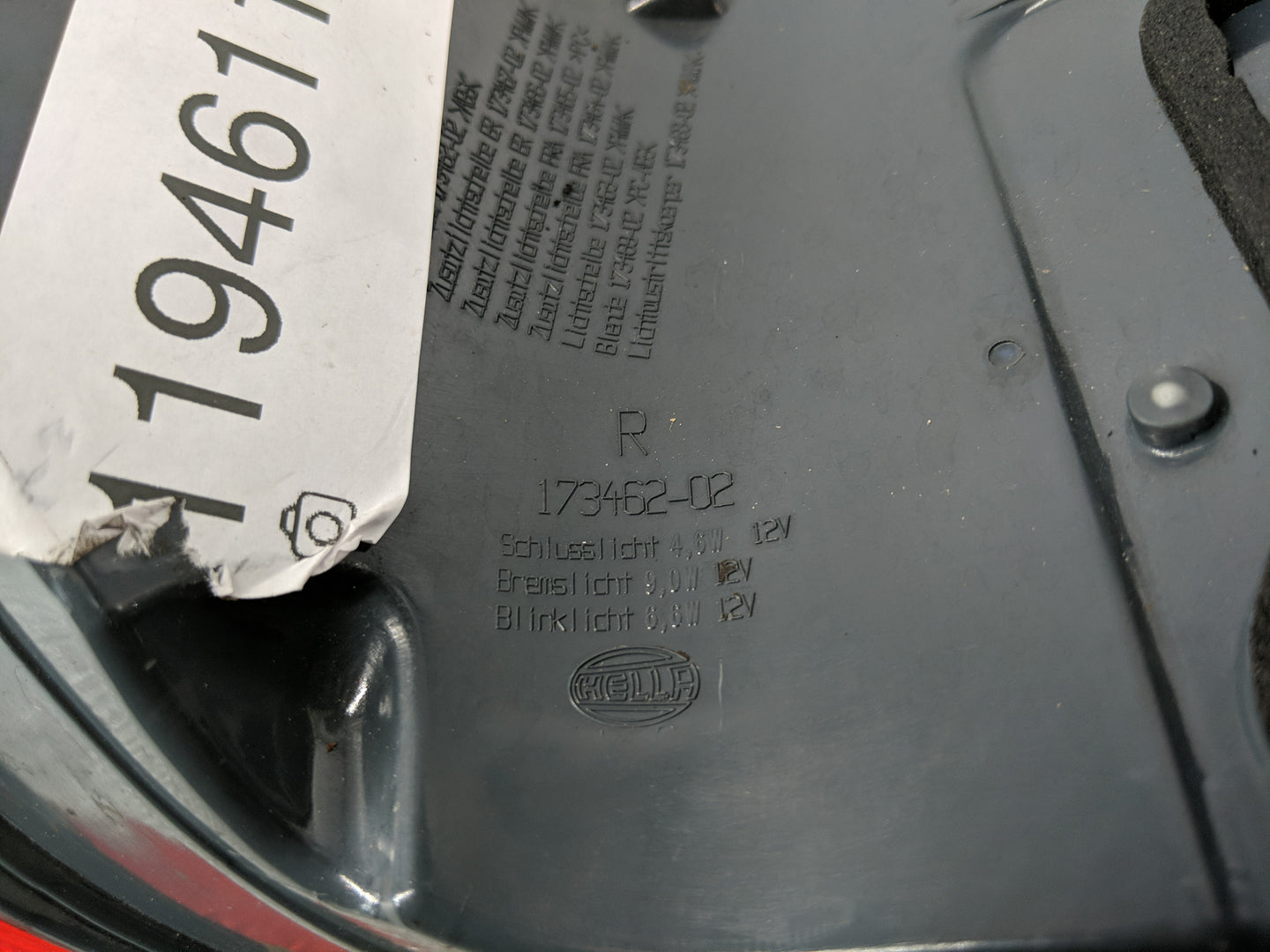 2011-2013 Bmw 528i Tail Light Assembly Passenger Right OEM P/N:173462-02 Fits Fits 2011 2012 2013 OEM Used Auto Parts - Oemu