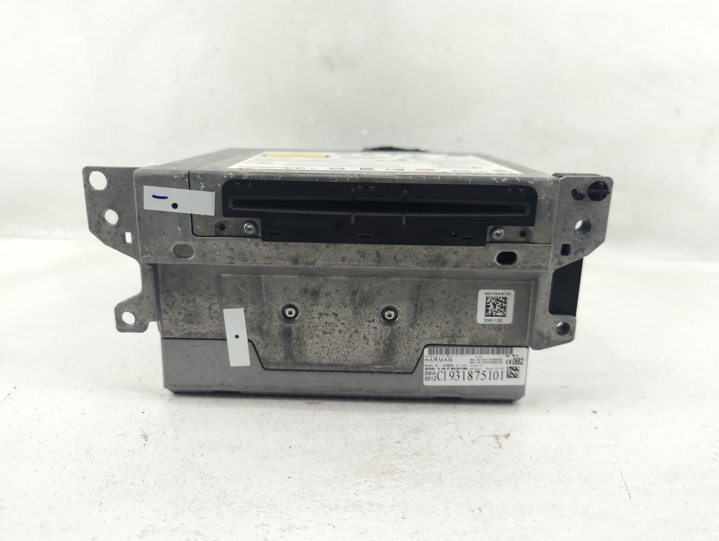 2013-2014 Bmw 528i Radio AM FM Cd Player Receiver Replacement P/N:CI 931875101 Fits Fits 2013 2014 2015 OEM Used Auto Parts 