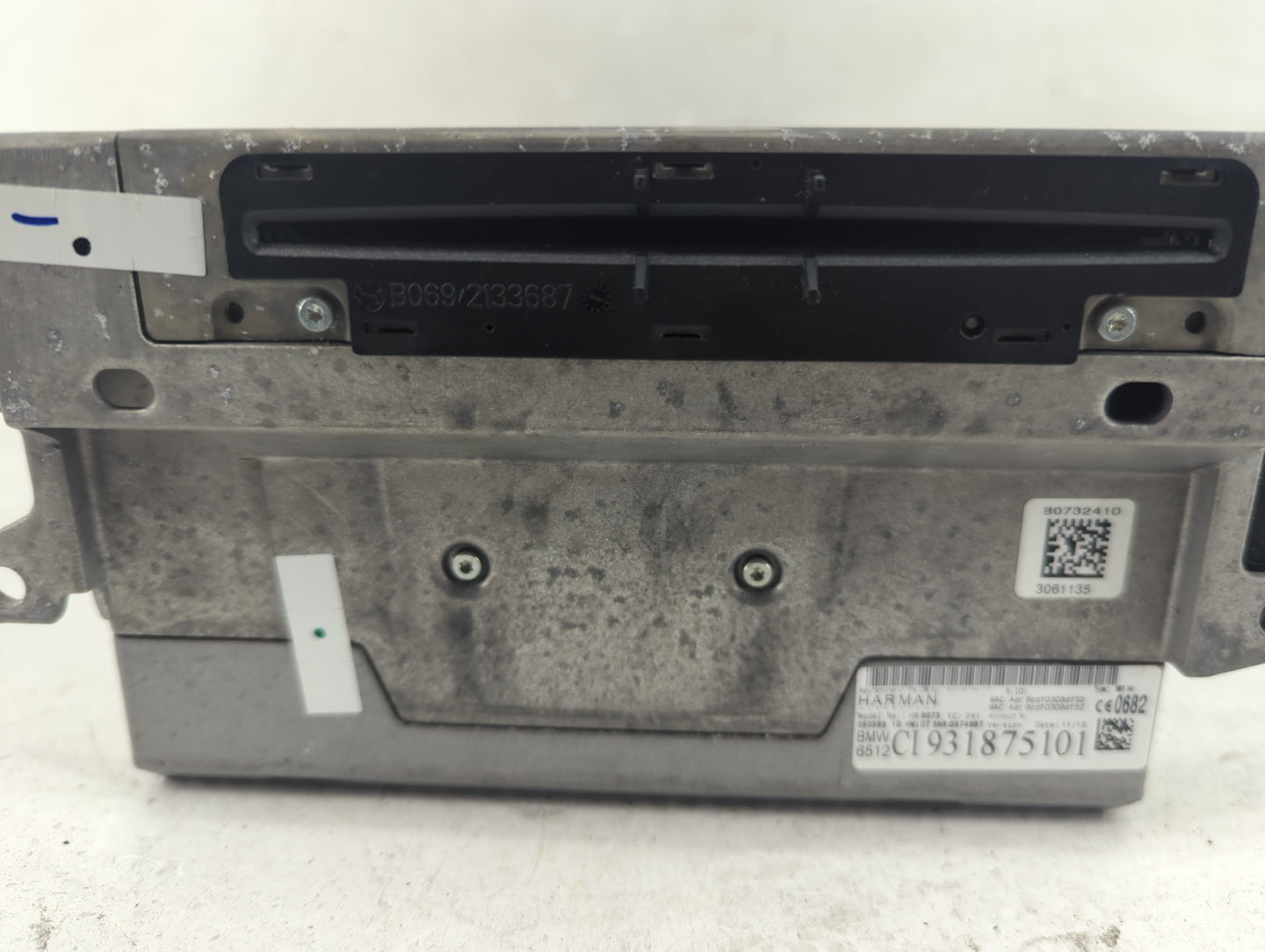 2013-2014 Bmw 528i Radio AM FM Cd Player Receiver Replacement P/N:CI 931875101 Fits Fits 2013 2014 2015 OEM Used Auto Parts 