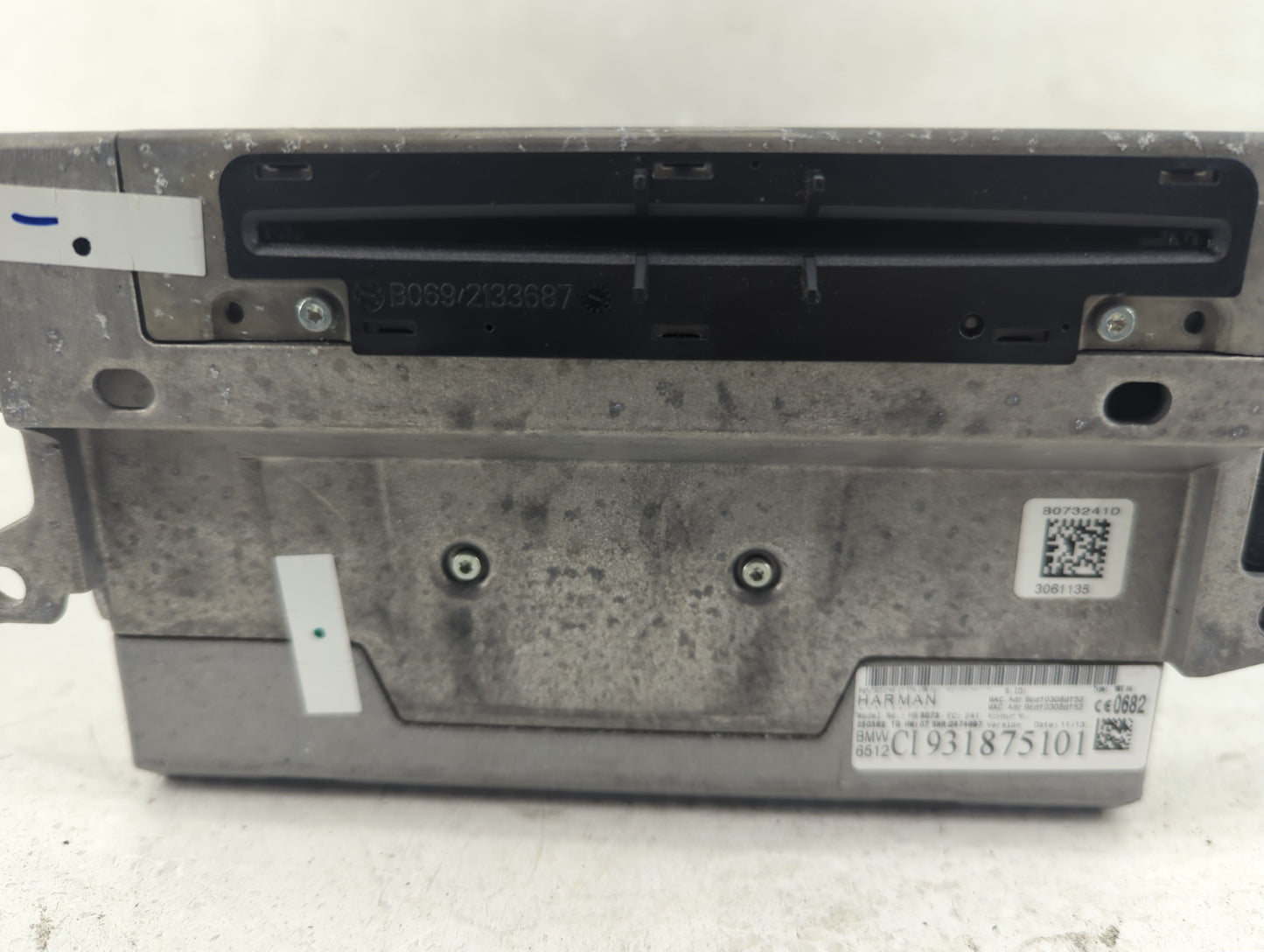 2013-2014 Bmw 528i Radio AM FM Cd Player Receiver Replacement P/N:CI 931875101 Fits Fits 2013 2014 2015 OEM Used Auto Parts 