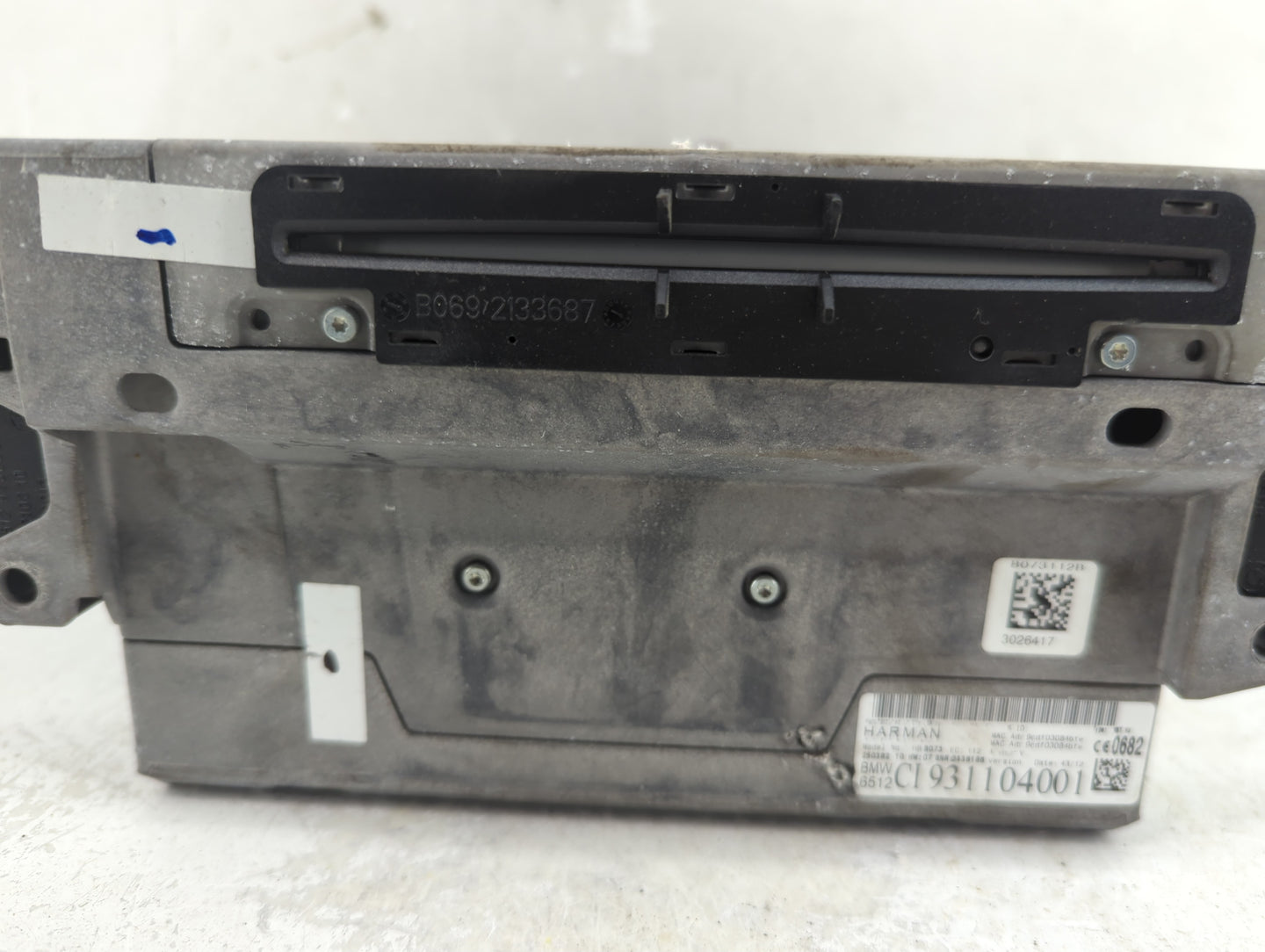 2013-2014 Bmw 528i Radio AM FM Cd Player Receiver Replacement P/N:CI931104001 Fits Fits 2013 2014 2015 OEM Used Auto Parts -