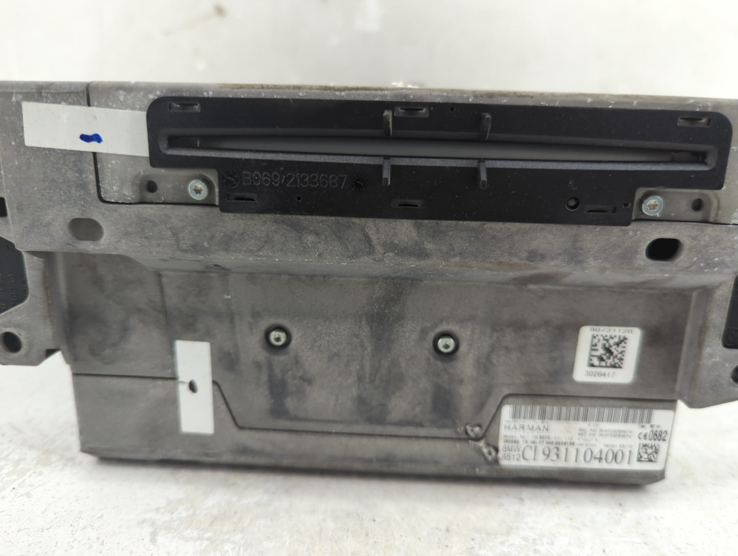 2013-2014 Bmw 528i Radio AM FM Cd Player Receiver Replacement P/N:CI931104001 Fits Fits 2013 2014 2015 OEM Used Auto Parts -