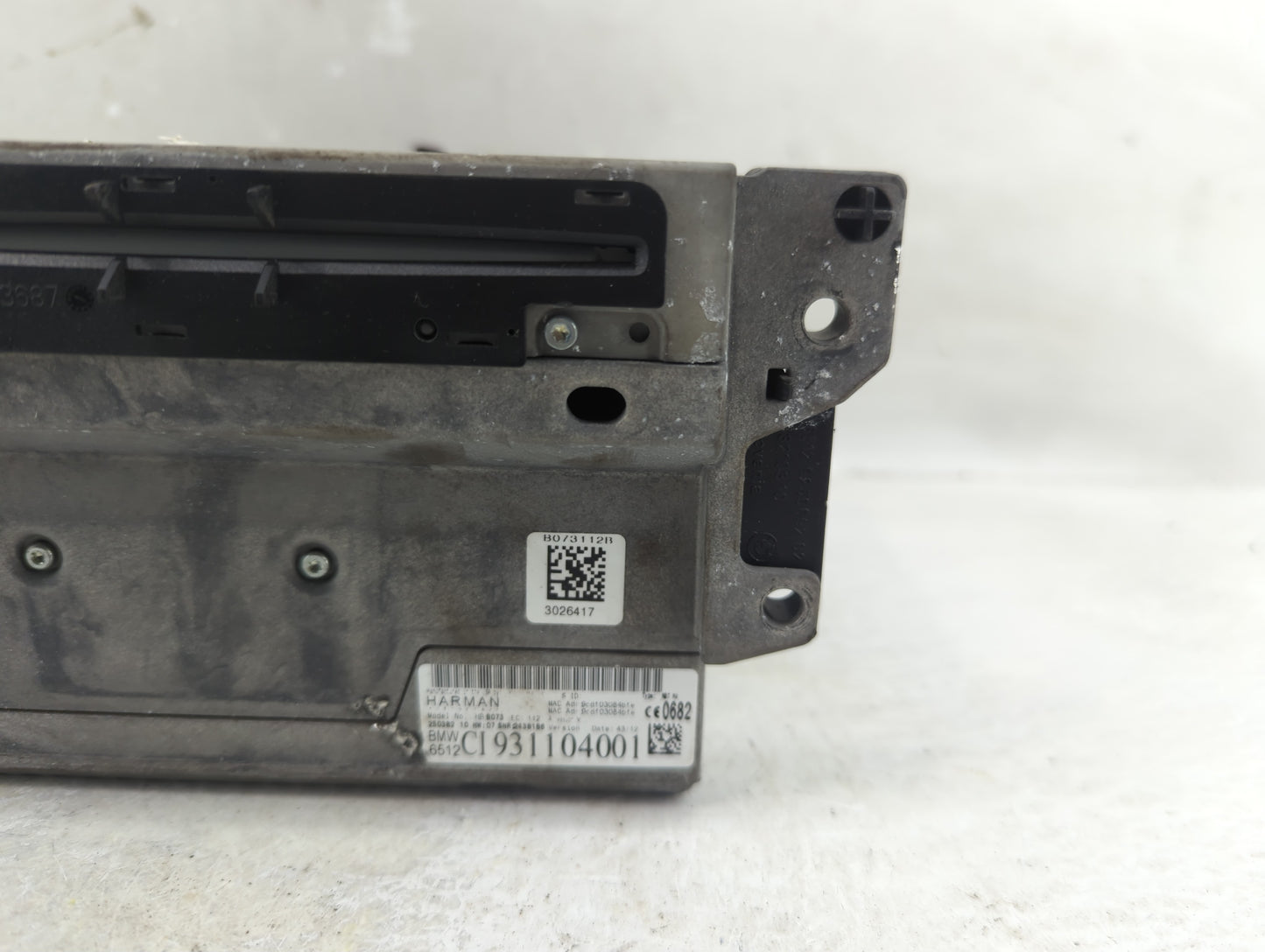 2013-2014 Bmw 528i Radio AM FM Cd Player Receiver Replacement P/N:CI931104001 Fits Fits 2013 2014 2015 OEM Used Auto Parts -