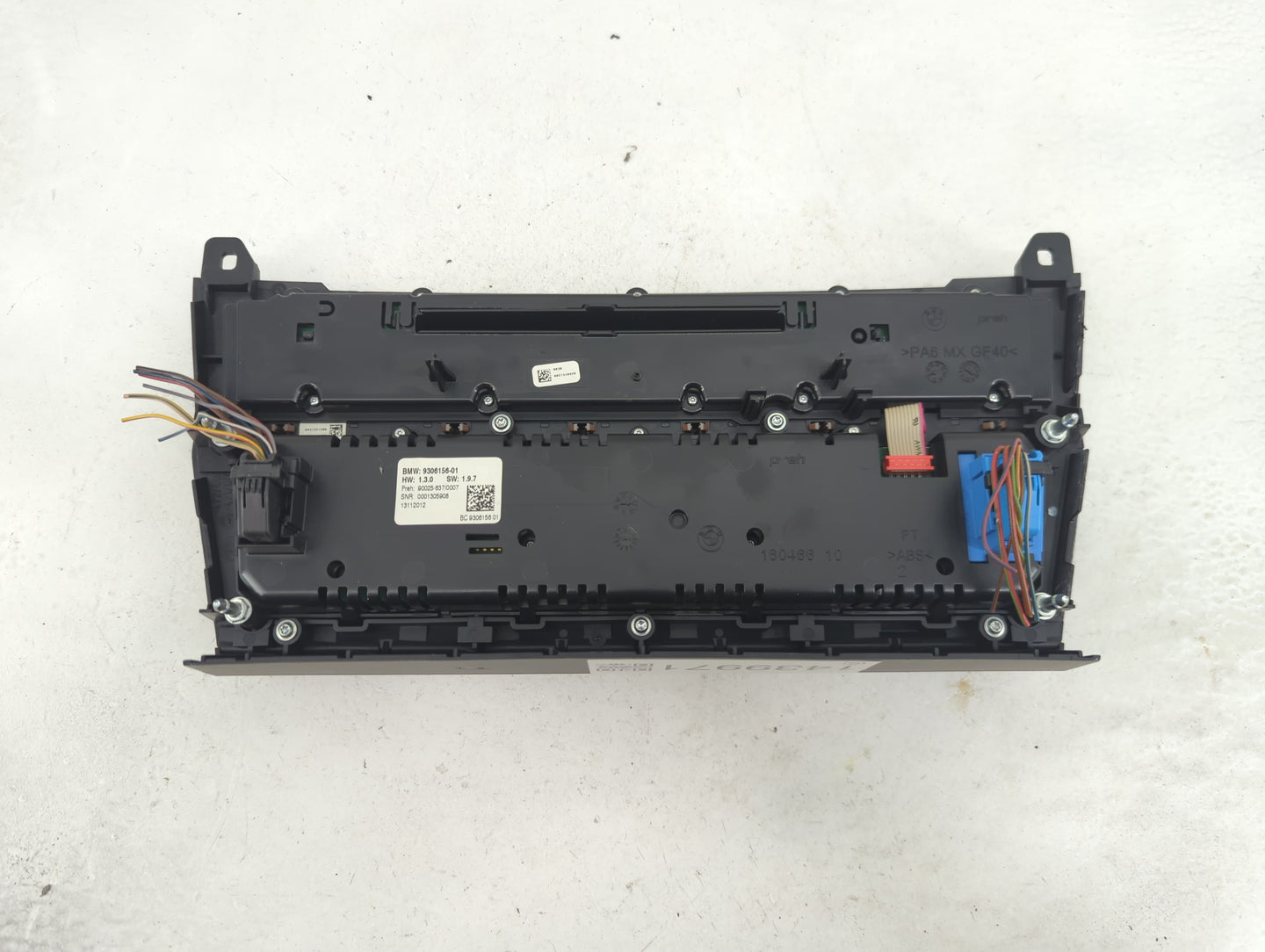 2011-2016 Bmw 528i Climate Control Module Temperature AC/Heater Replacement P/N:9306156-01 Fits Fits 2011 2012 2013 2014 201