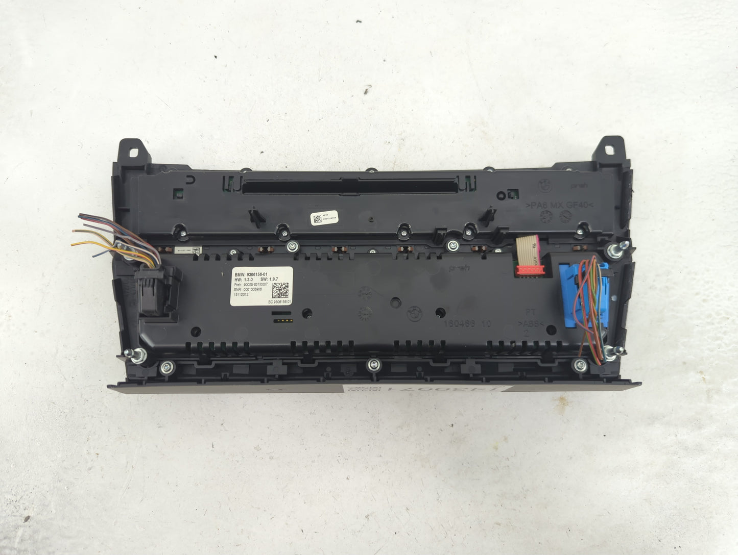 2011-2016 Bmw 528i Climate Control Module Temperature AC/Heater Replacement P/N:9306156-01 Fits Fits 2011 2012 2013 2014 201