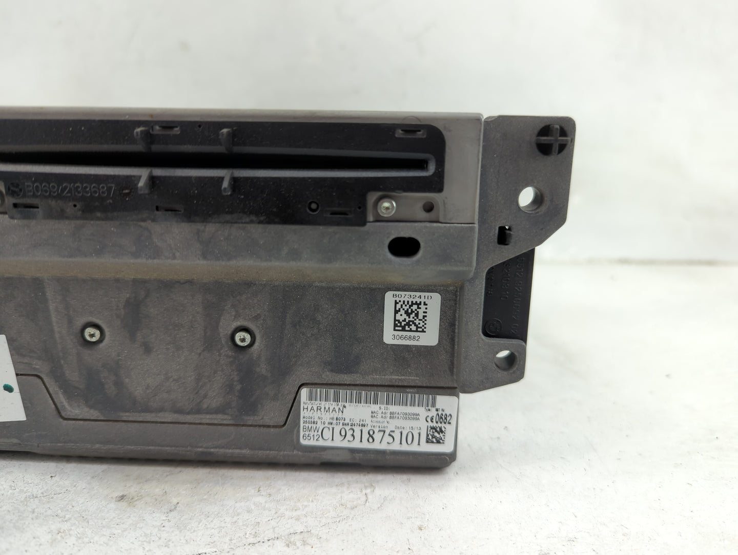 2013 Bmw 528i Radio AM FM Cd Player Receiver Replacement P/N:HB8073 CI931875101, 6512CI931875101 Fits Fits 2012 2014 OEM Use