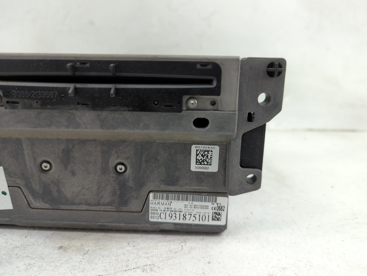 2013 Bmw 528i Radio AM FM Cd Player Receiver Replacement P/N:HB8073 CI931875101, 6512CI931875101 Fits Fits 2012 2014 OEM Use