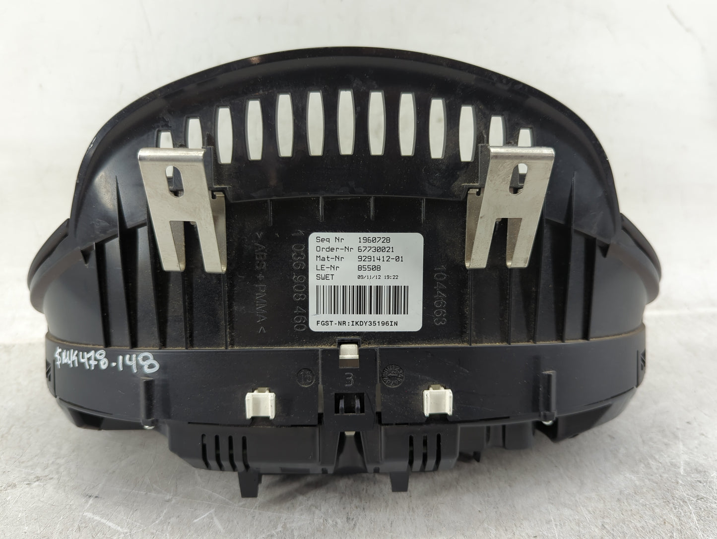 2012-2013 Bmw 528i Instrument Cluster Speedometer Gauges Miles: Fits Fits 2011 2012 2013 OEM Used Auto Parts - Oemusedautopa