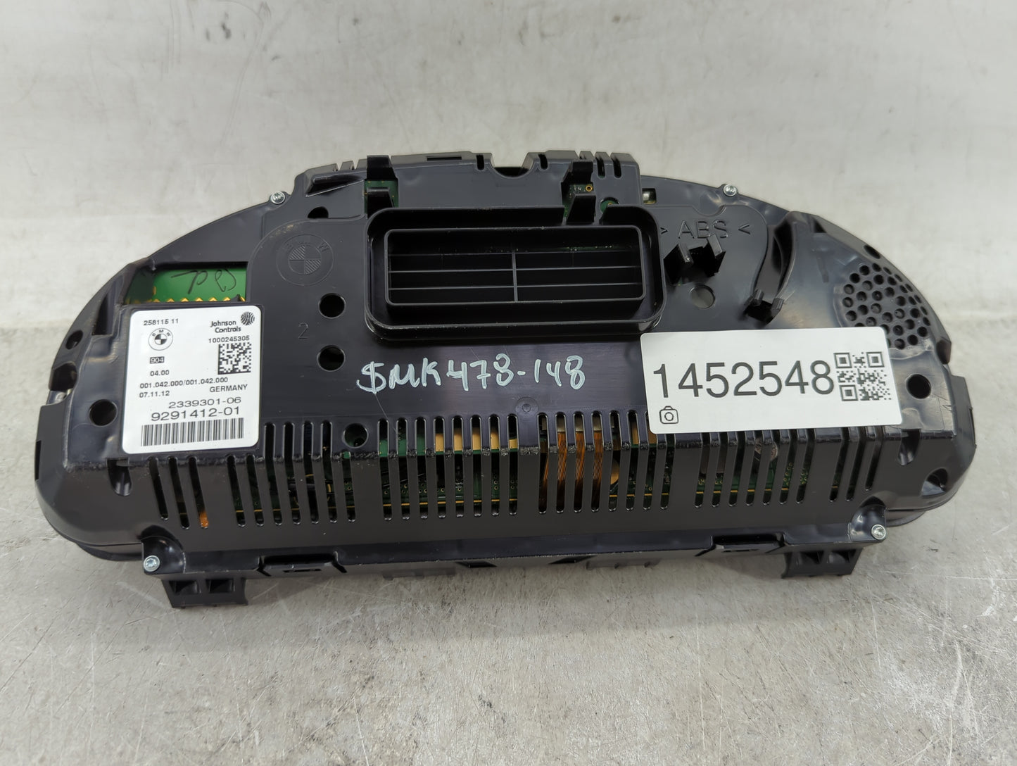 2012-2013 Bmw 528i Instrument Cluster Speedometer Gauges Miles: Fits Fits 2011 2012 2013 OEM Used Auto Parts - Oemusedautopa